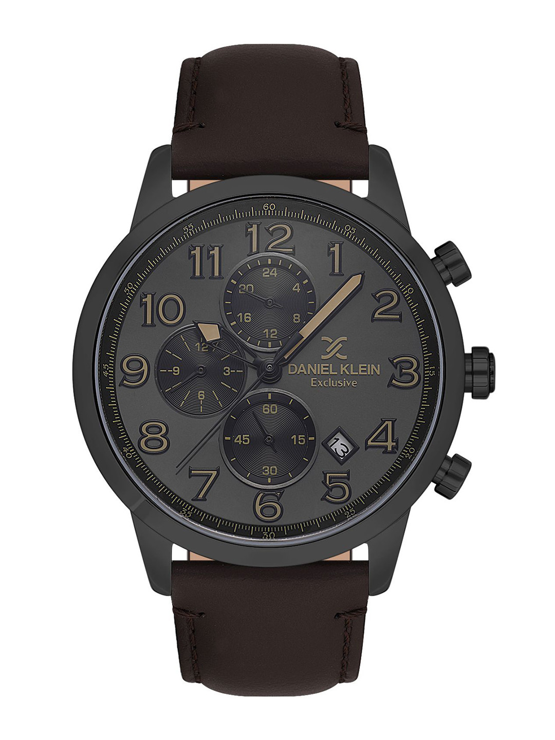 Daniel Klein Men Dial & Leather Straps Analogue Watch DK.1.13833-5