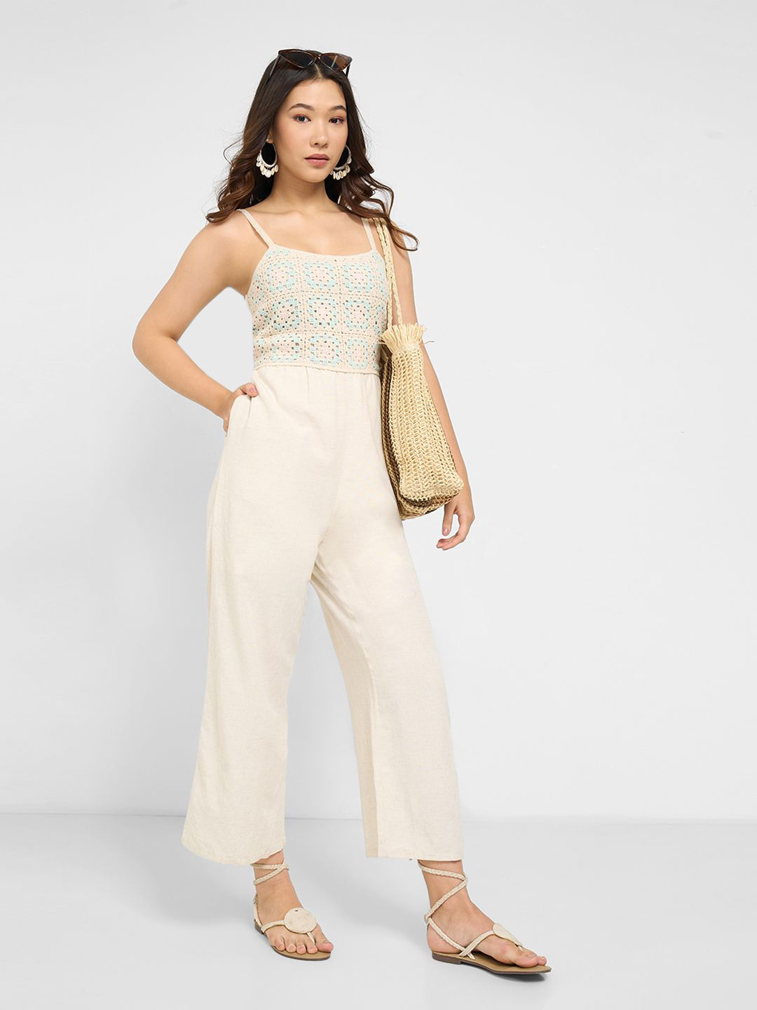 Honey by Pantaloons Women Self Design Fashion Jumpsuits