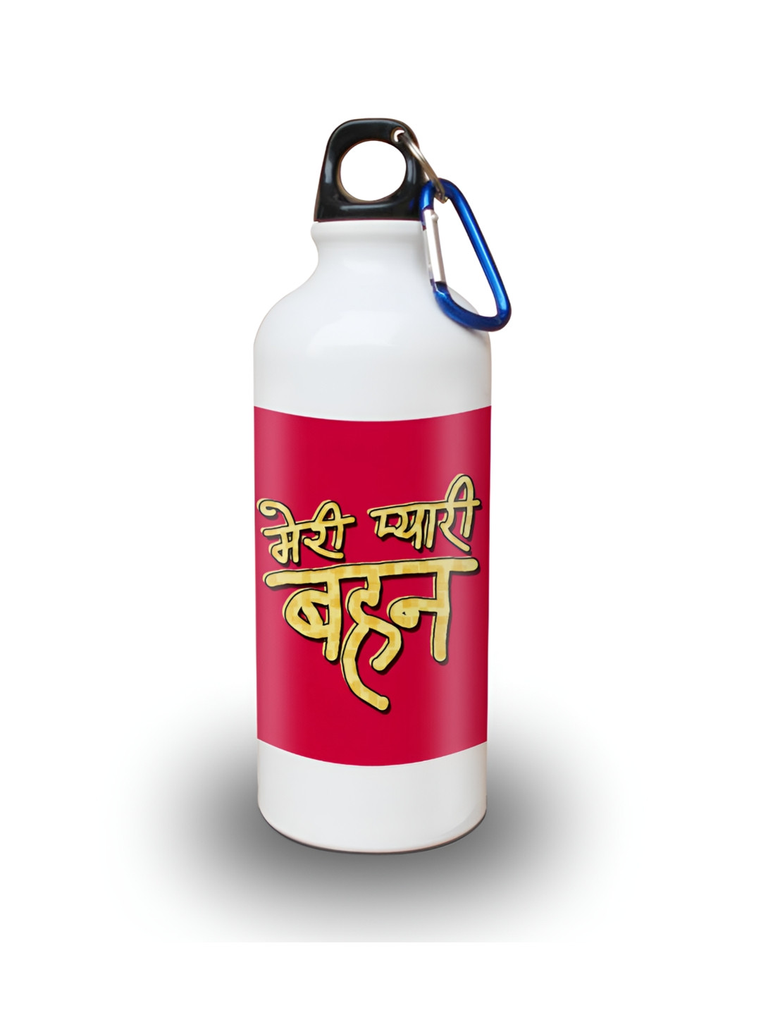 SKYTRENDS Multi Typography Aluminium Spill Proof Sipper - 600ml