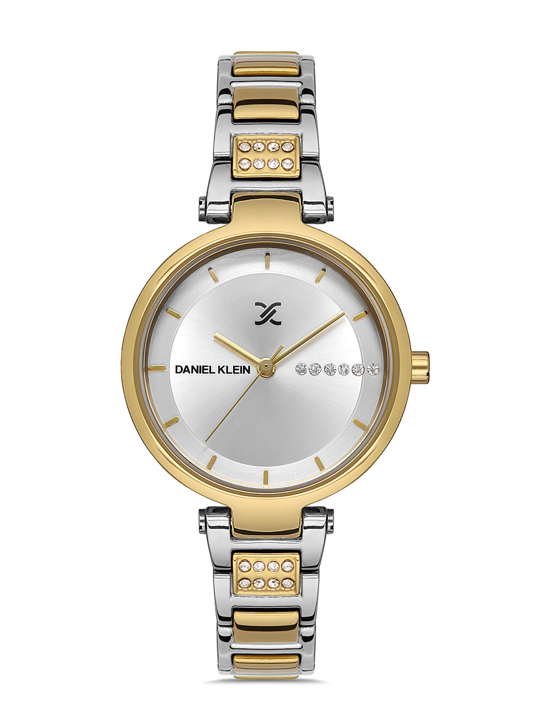 Daniel Klein Premium Women Silver-Toned Dial & Straps Analogue Watch DK.1.13206-6