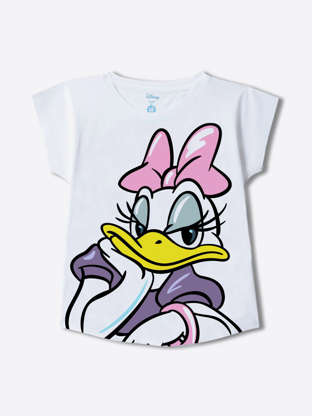 YK Disney Girls Cartoon Characters Printed Top