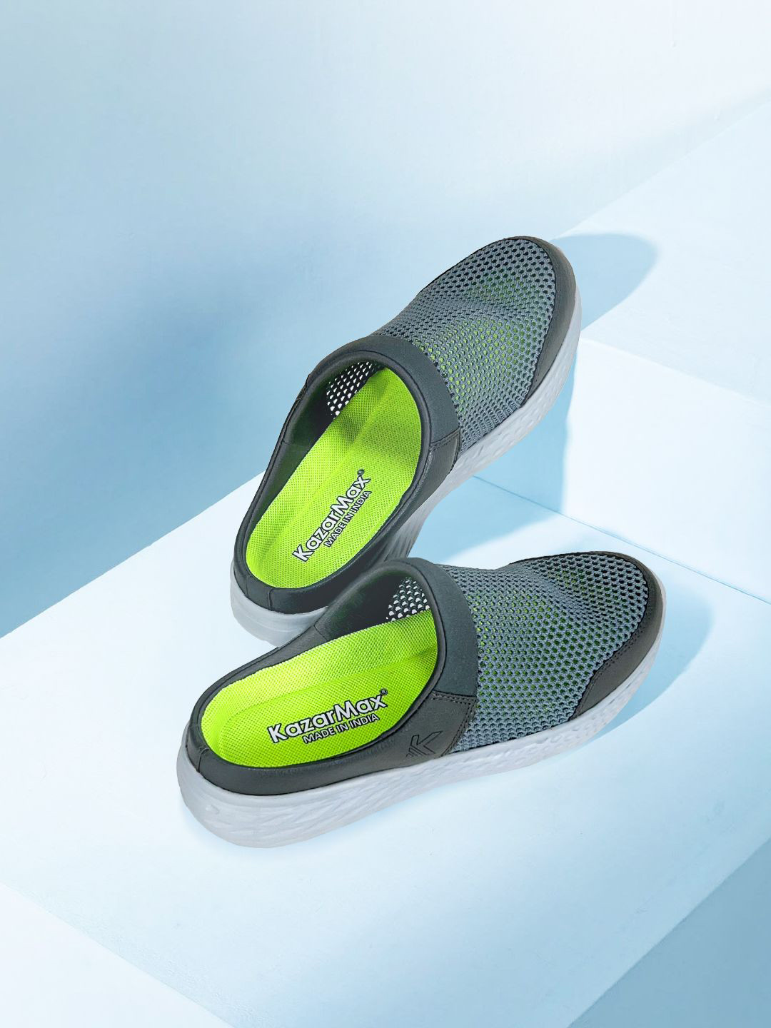 KazarMax Men Summer Breeze Dark Grey Mule