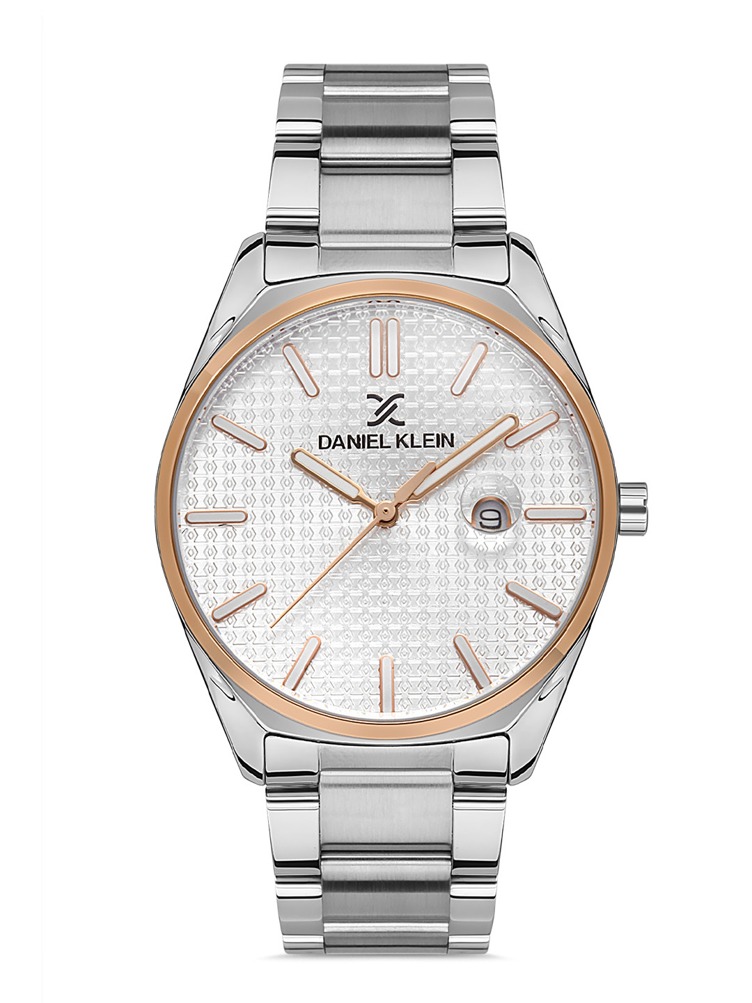 Daniel Klein Premium Men Silver-Toned Dial & Straps Analogue Watch DK 1 13324-3_OR