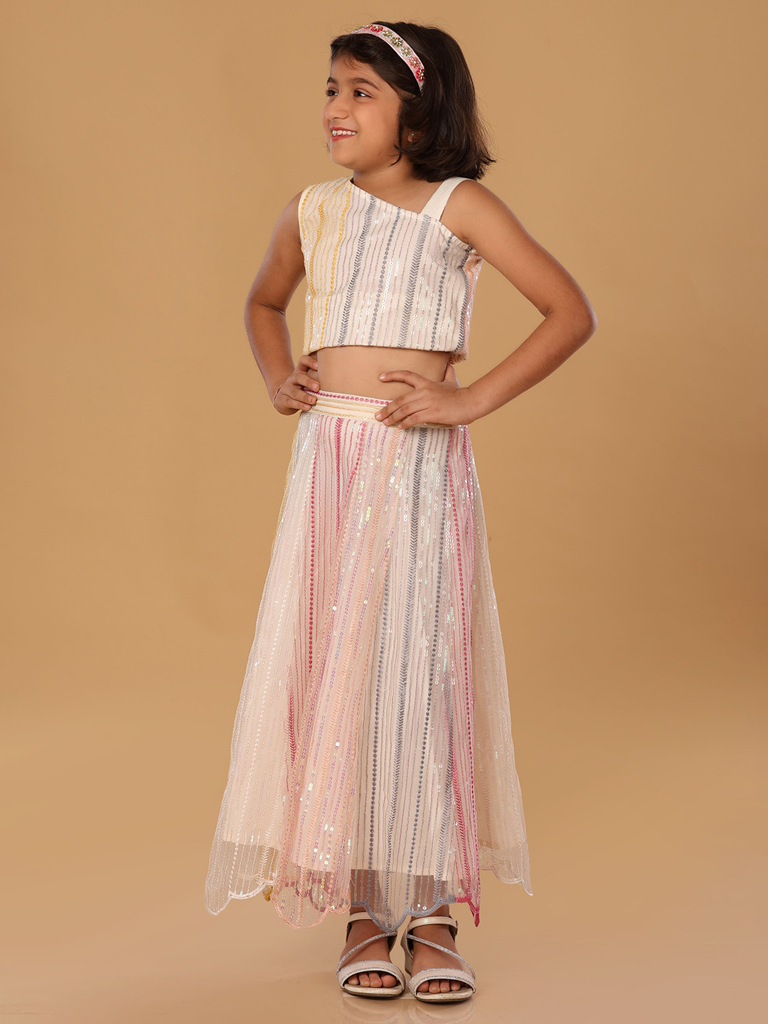 The Mini Trunk Multicoloured Lehenga Set