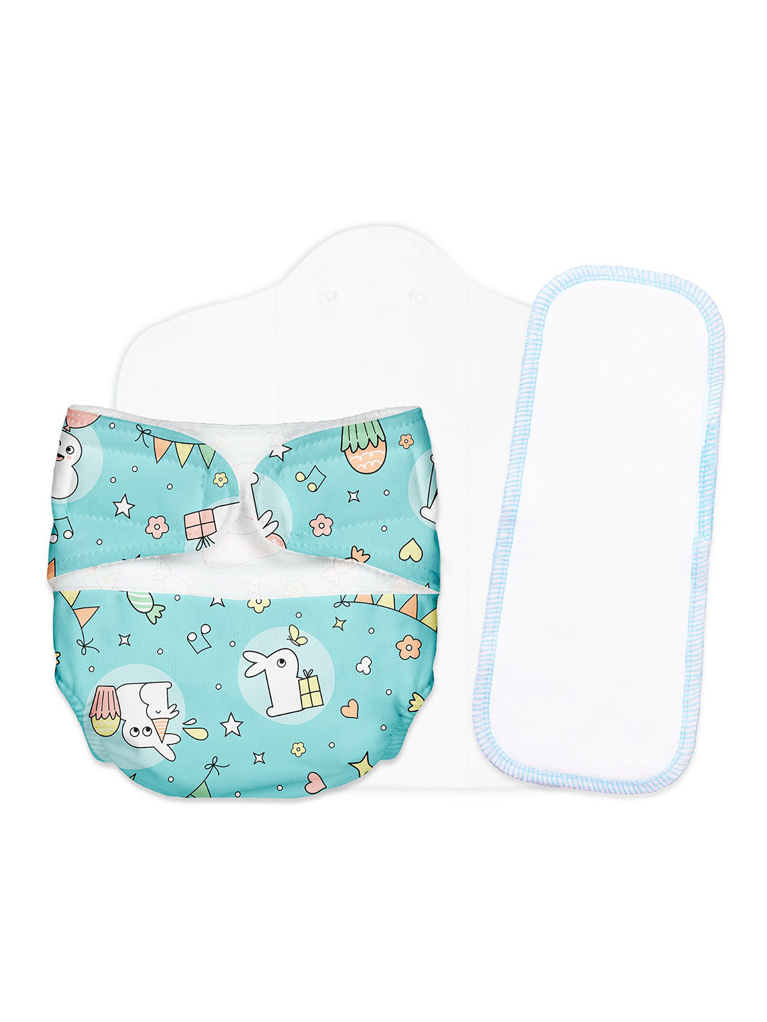 SuperBottoms Newborn UNO Cloth Diaper With Magic Pad & Booster Pad