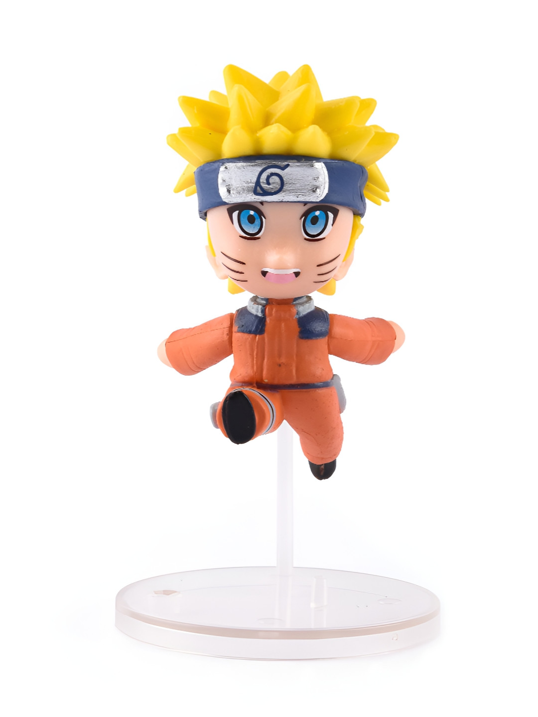 COMICSENSE Naruto Uzumaki Kid Rust Plastic Matte Living Room Small Showpiece - 3.1 Inches