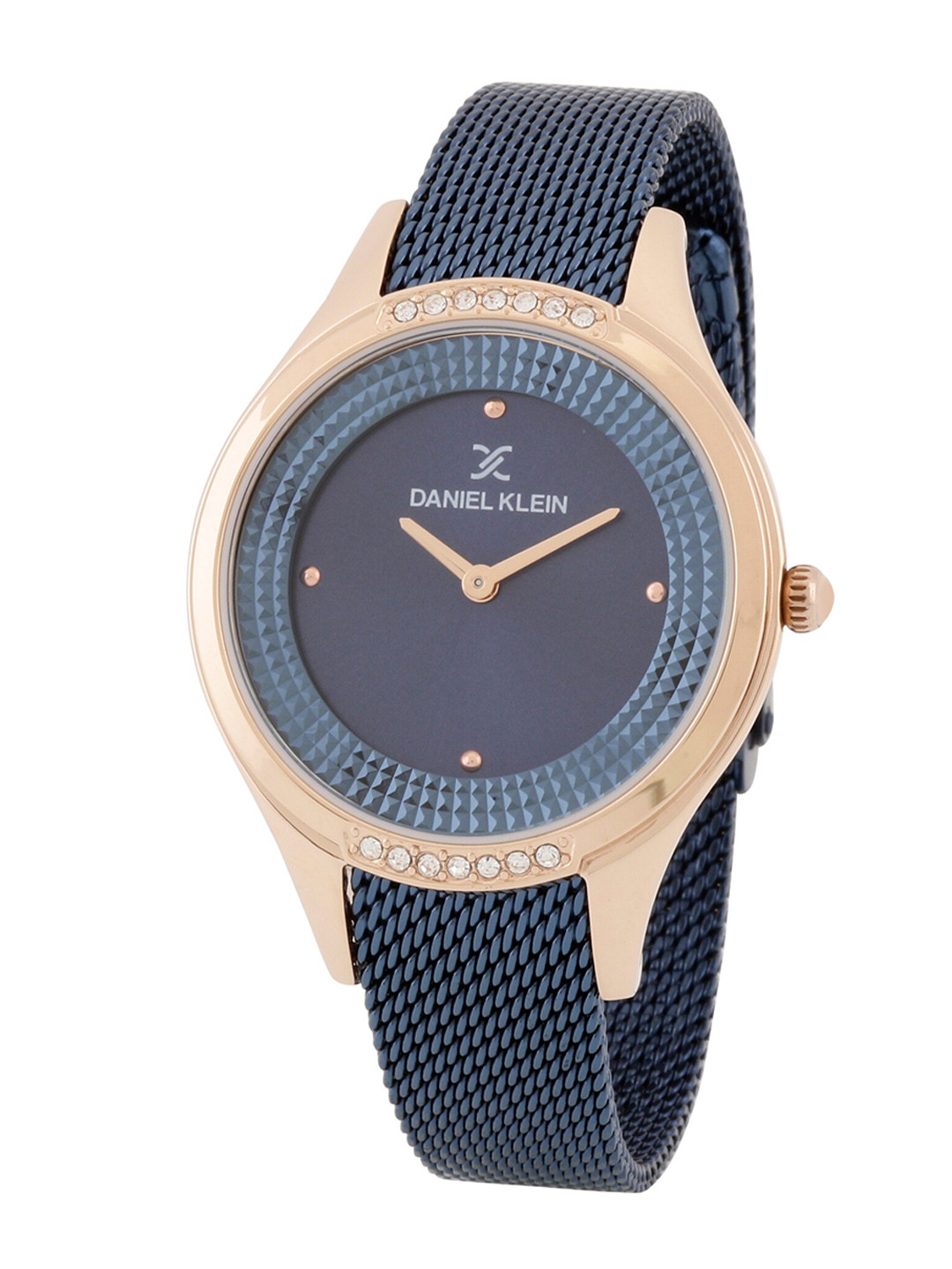 Daniel Klein Women Blue Embellished Dial & Blue Straps Analogue Watch DK.1.12826-4