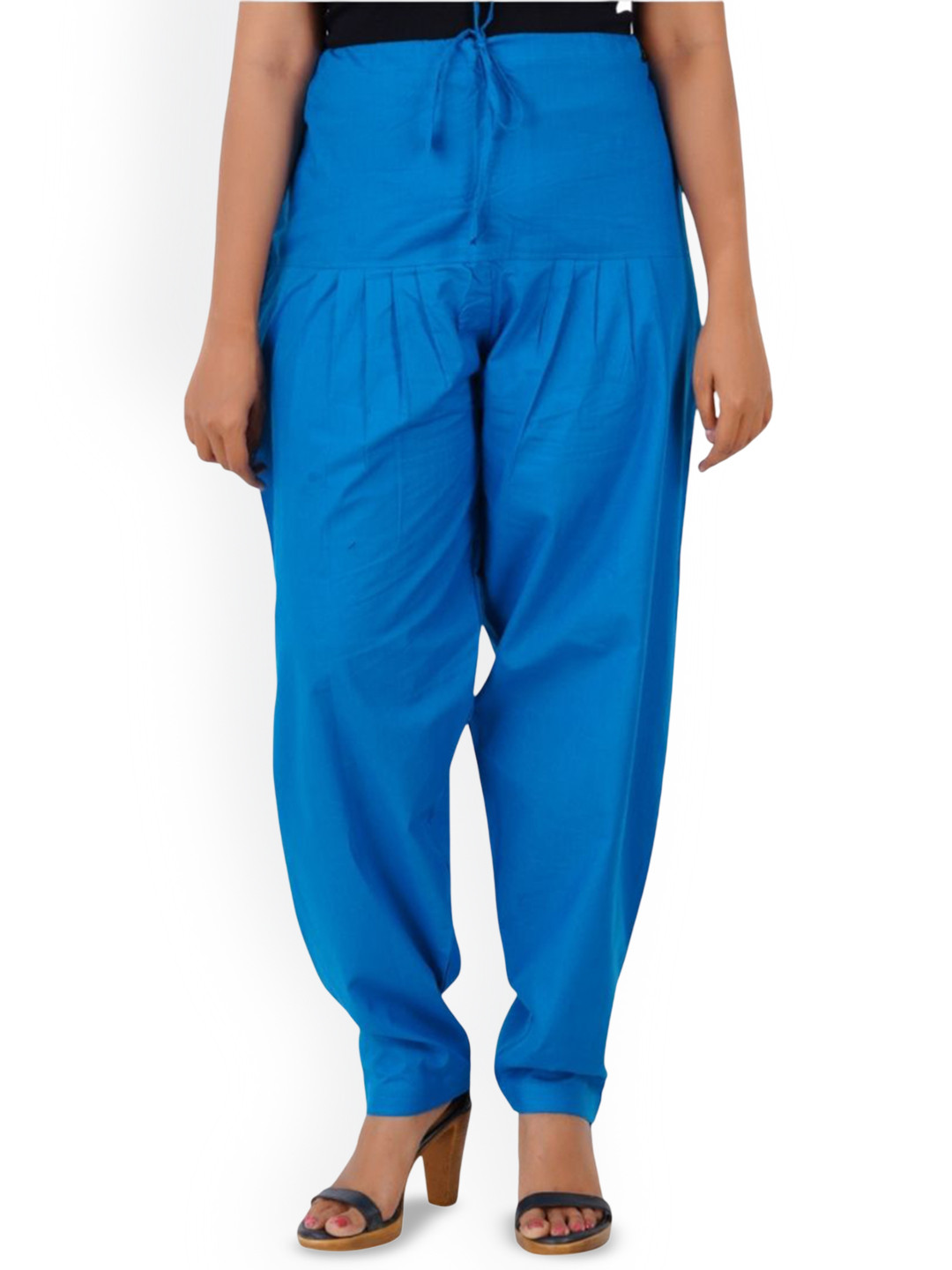 Happy Bunny Women Solid Loose Fit Cotton Salwar
