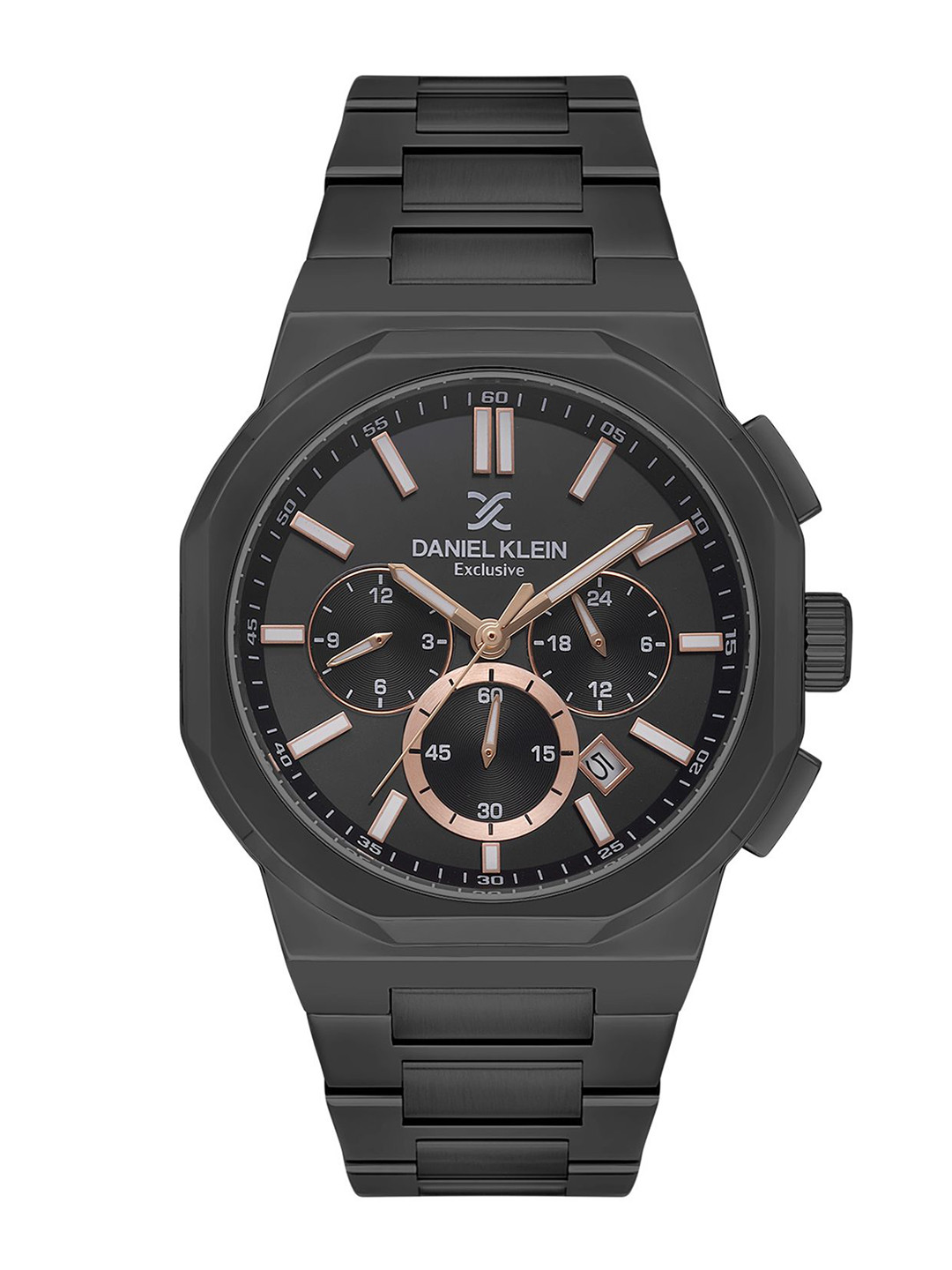 Daniel Klein Men Dial & Bracelet Style Straps Analogue Watch DK.1.13812-5