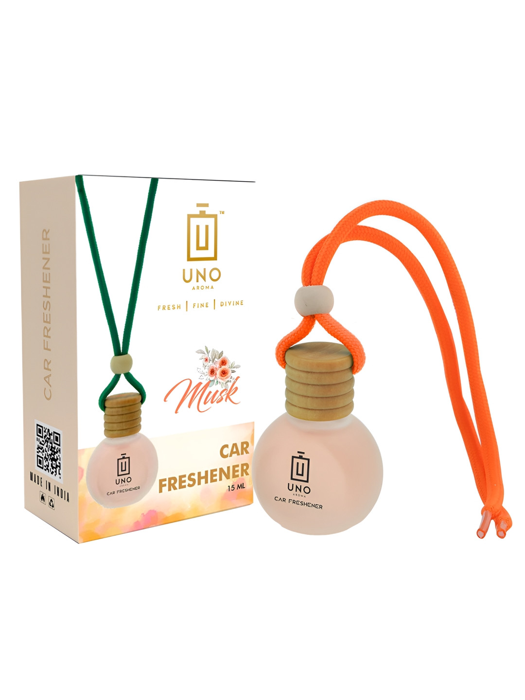 UNO AROMA Musk Hanging Car Freshener 15 ml