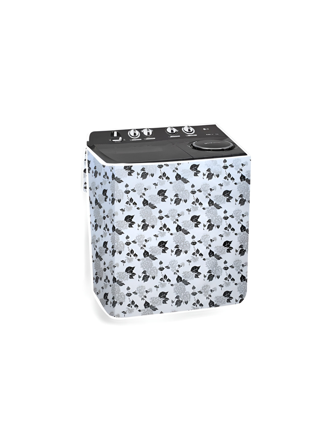The Furnishing Tree White Plastic Washing Machine Cover