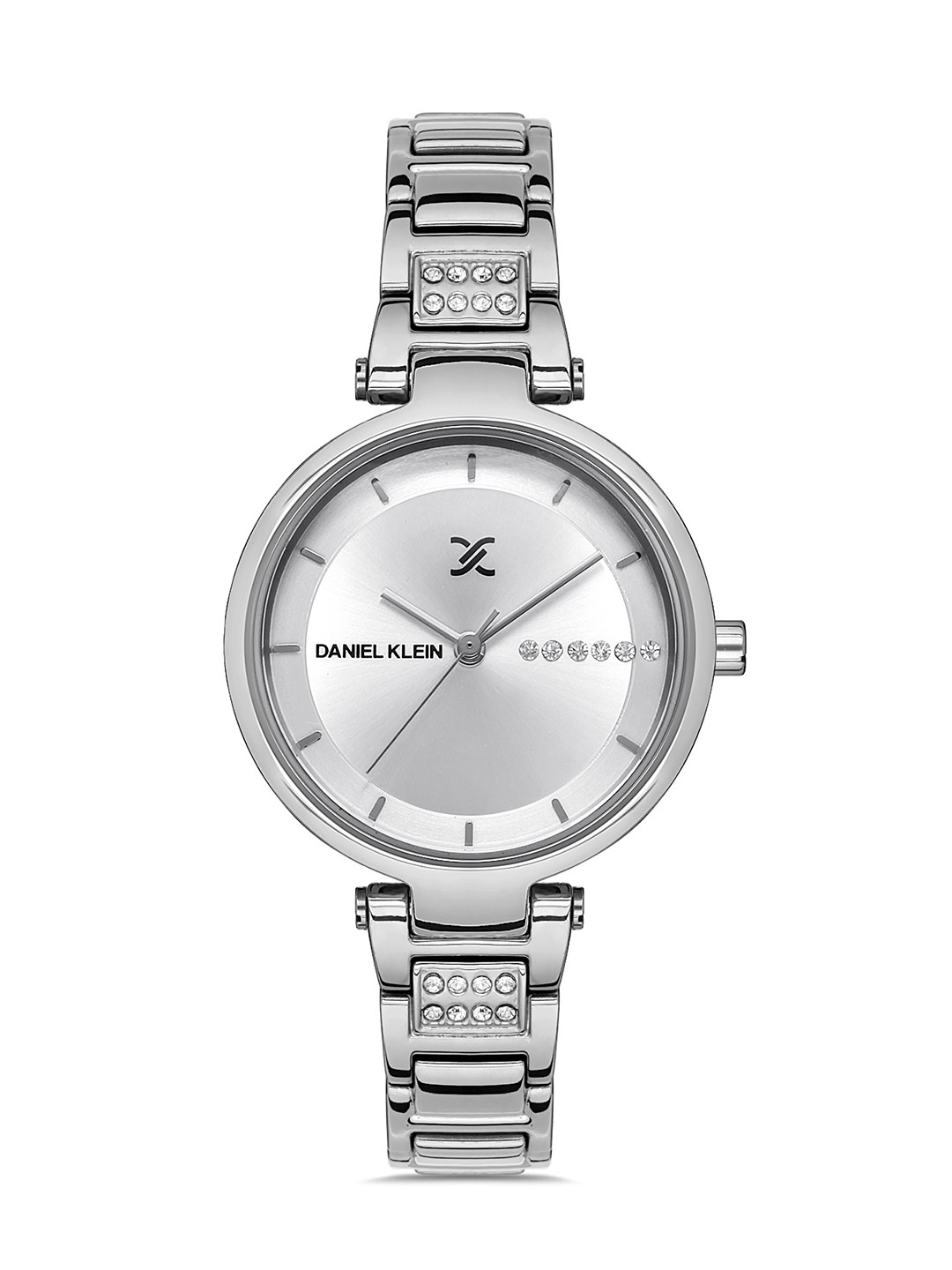 Daniel Klein Premium Women Silver Dial Bracelet Straps Analogue Watch DK.1.13206-1