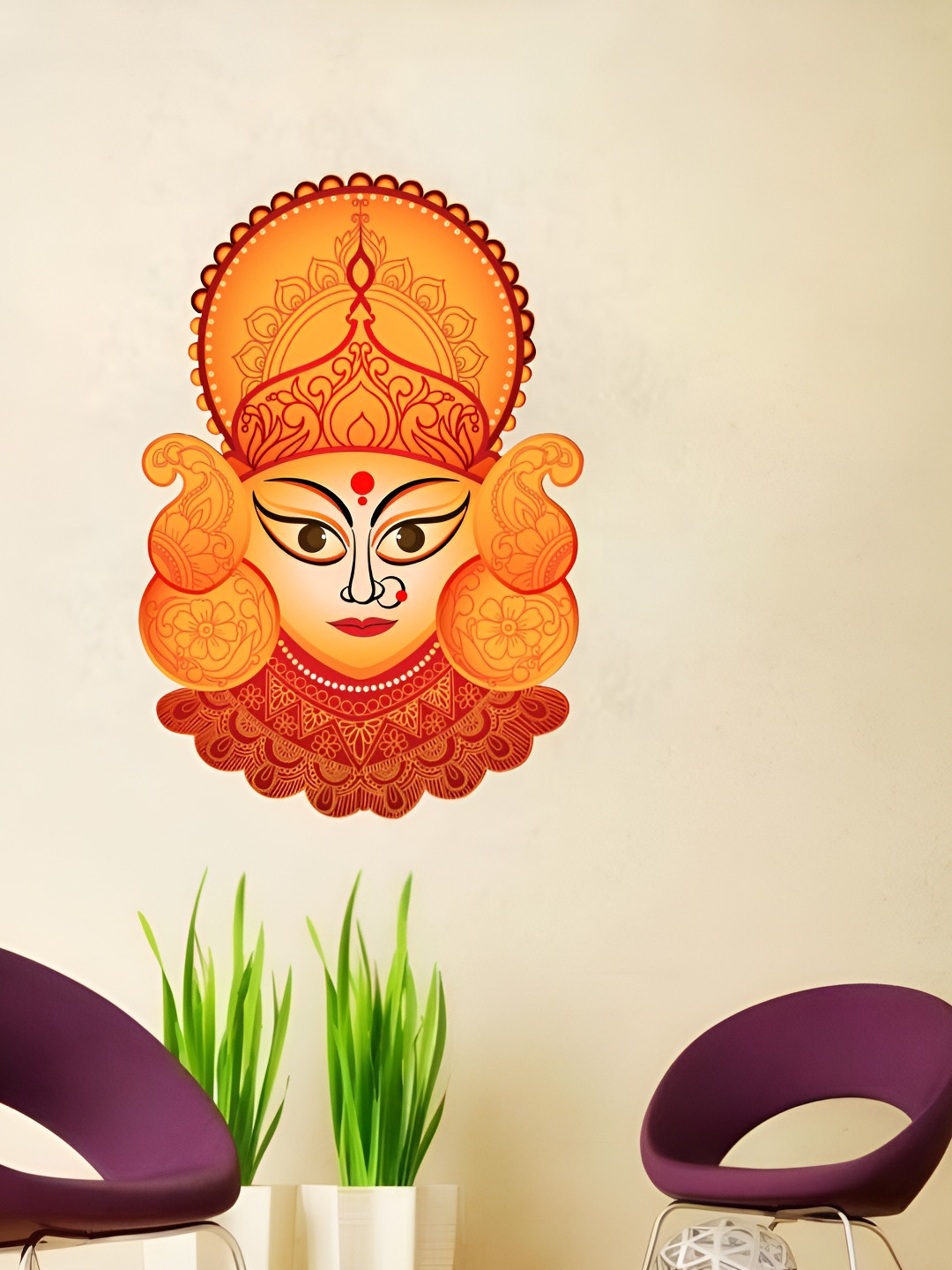 Decor Villa Mutlicolor Mataji Wall Sticker