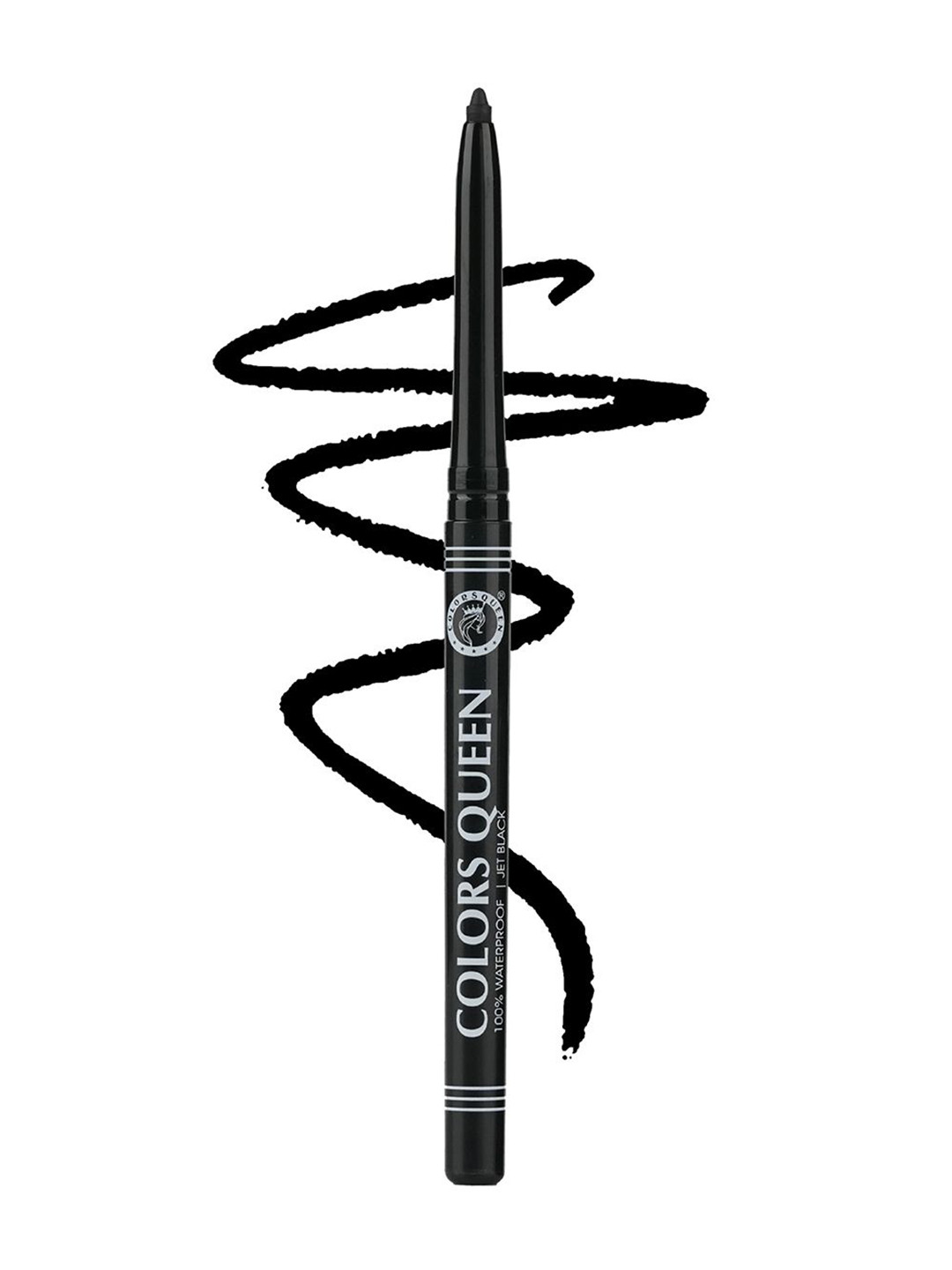 Colors Queen Waterproof Long Lasting Auto Kohl Kajal - Black