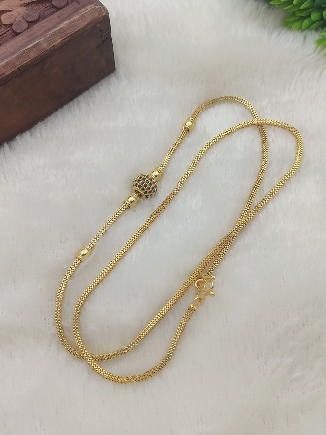 Hanaa Copper Gold-Plated Chain