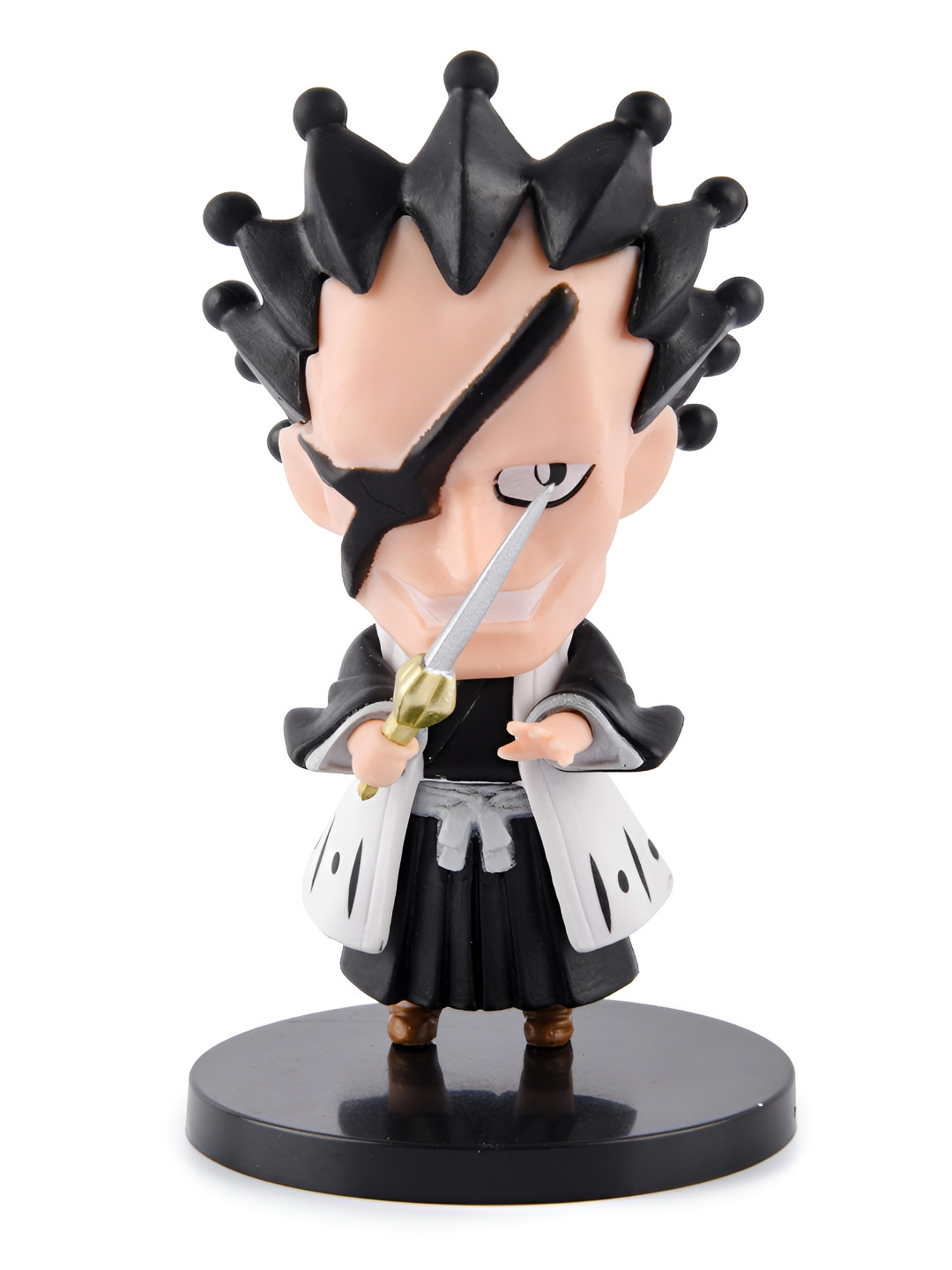 COMICSENSE Kenpachi Anime Nude Plastic Matte Kid Room Small Showpiece - 3.9 Inches