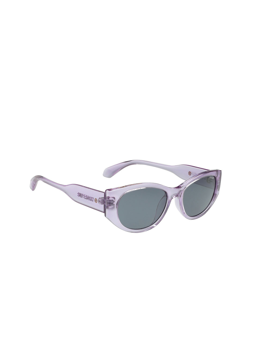 Superdry Women Oval Sunglasses With UV Protected Lens- SDS 5007 161 51 S