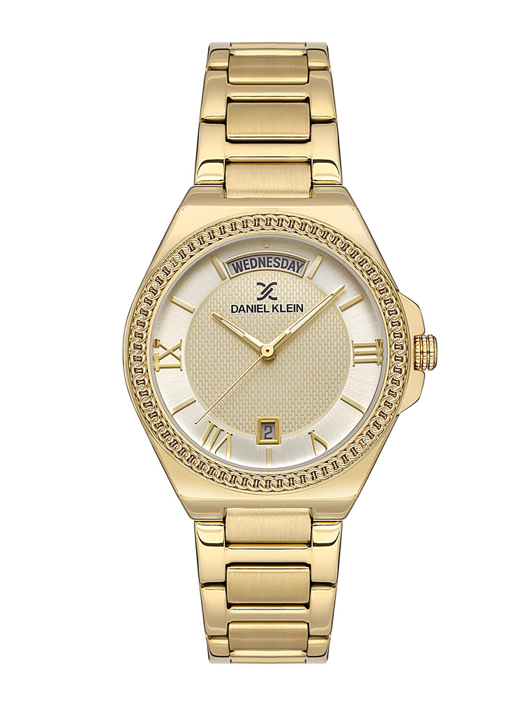 Daniel Klein Women Premium Embellished Bracelet Style Straps Analogue Watch DK.1.13591-4