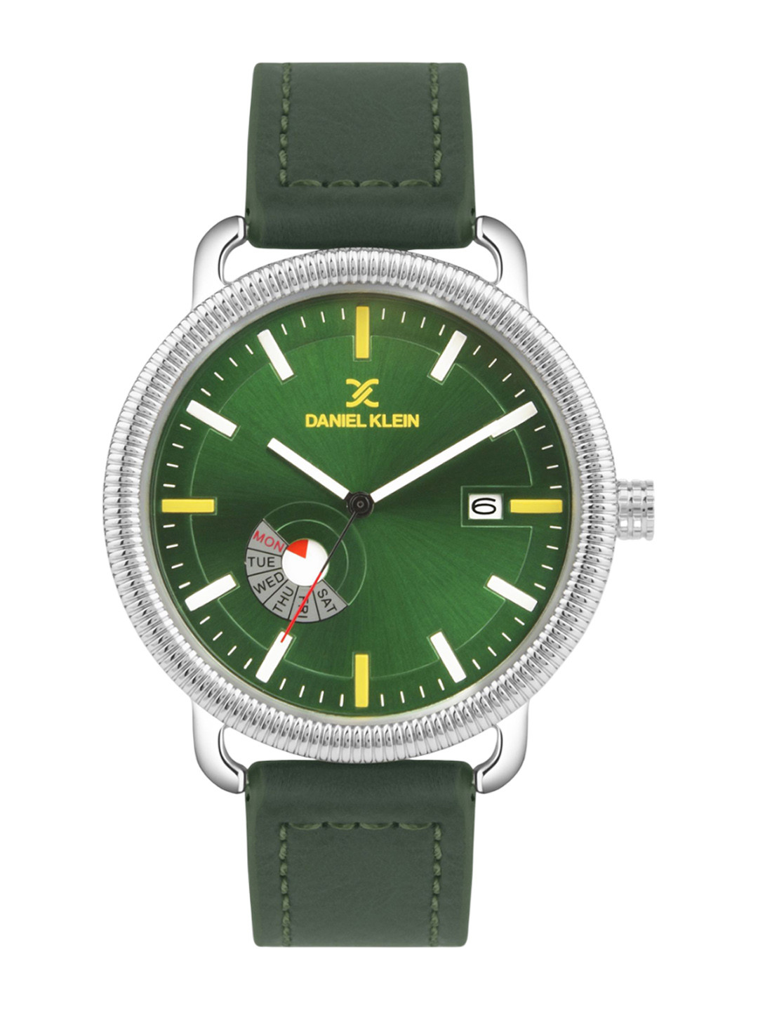 Daniel Klein Men Printed Dial & Leather Straps Analogue Watch DK.1.14023-1