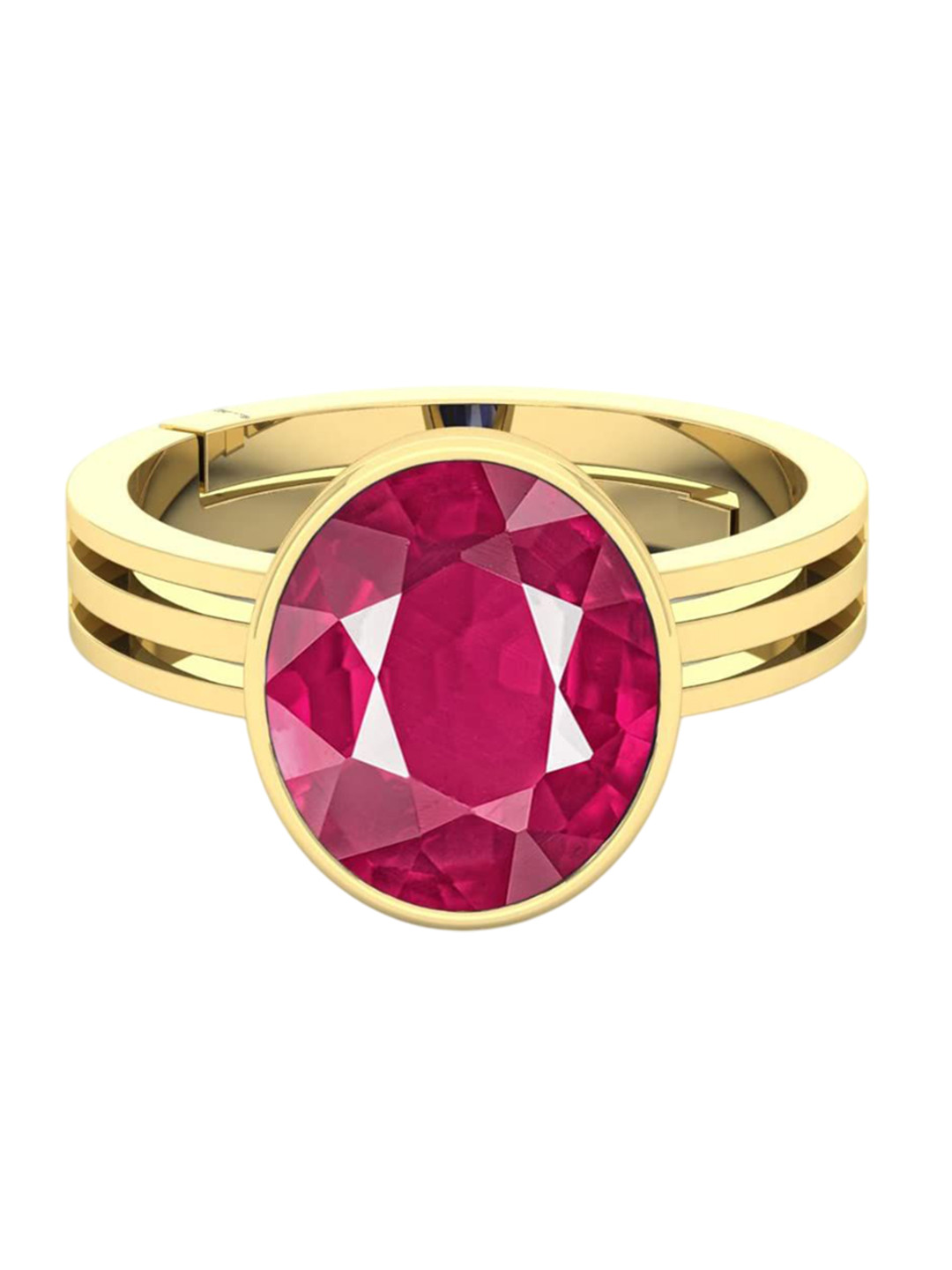 RRVGEM 9.00 KT - 9.25 Ratti Manik Ruby Ring