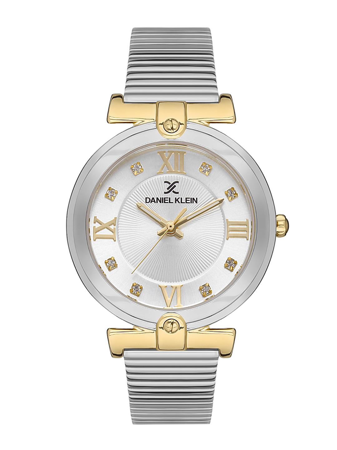 Daniel Klein Women Embellished Bracelet Style Straps Analogue Watch DK.1.13439-3