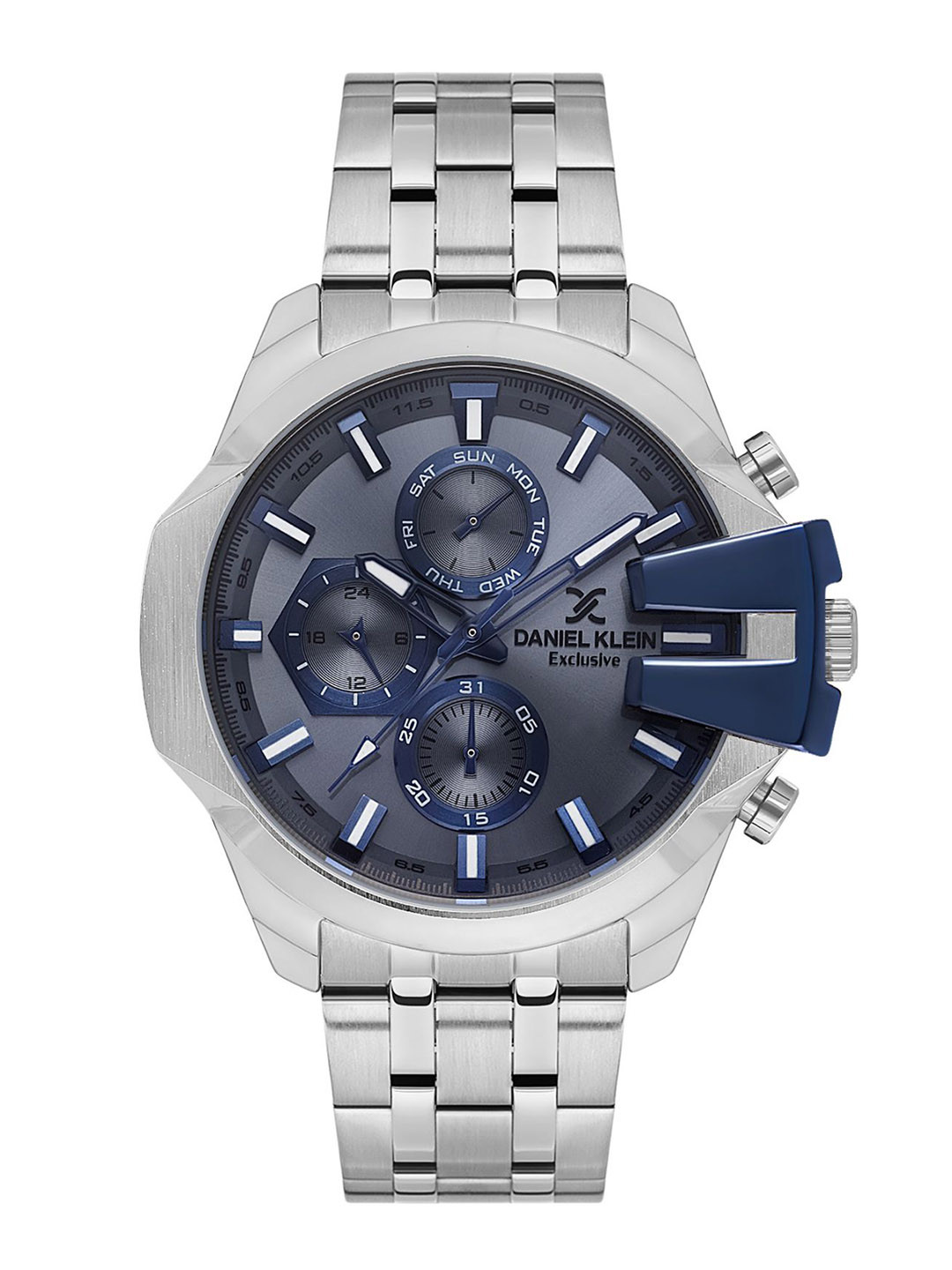 Daniel Klein Men Dial & Bracelet Style Straps Analogue Watch DK.1.13848-2