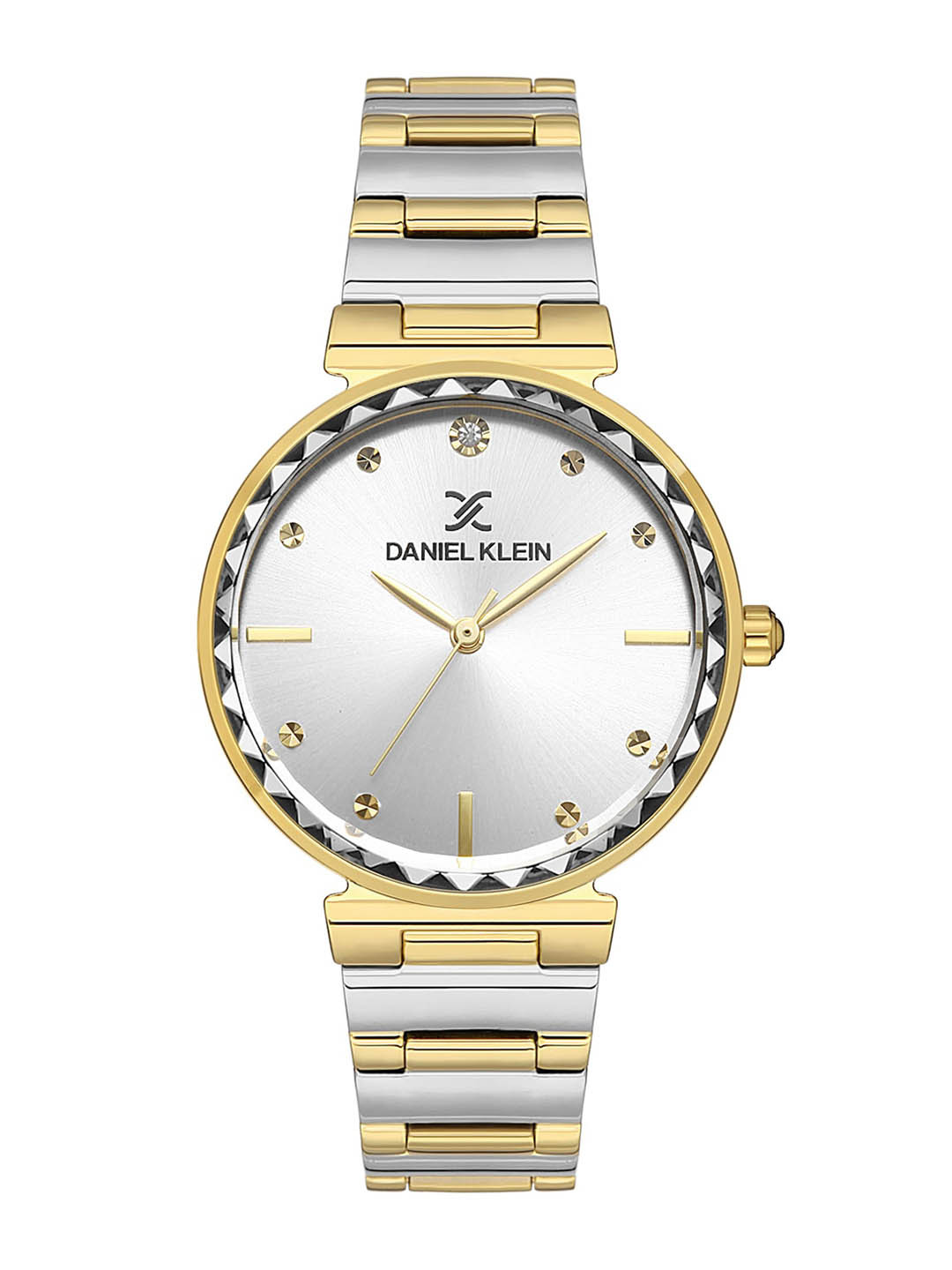 Daniel Klein Women Embellished Dial & Metal StrapsStraps Analogue Watch DK.1.13461-4