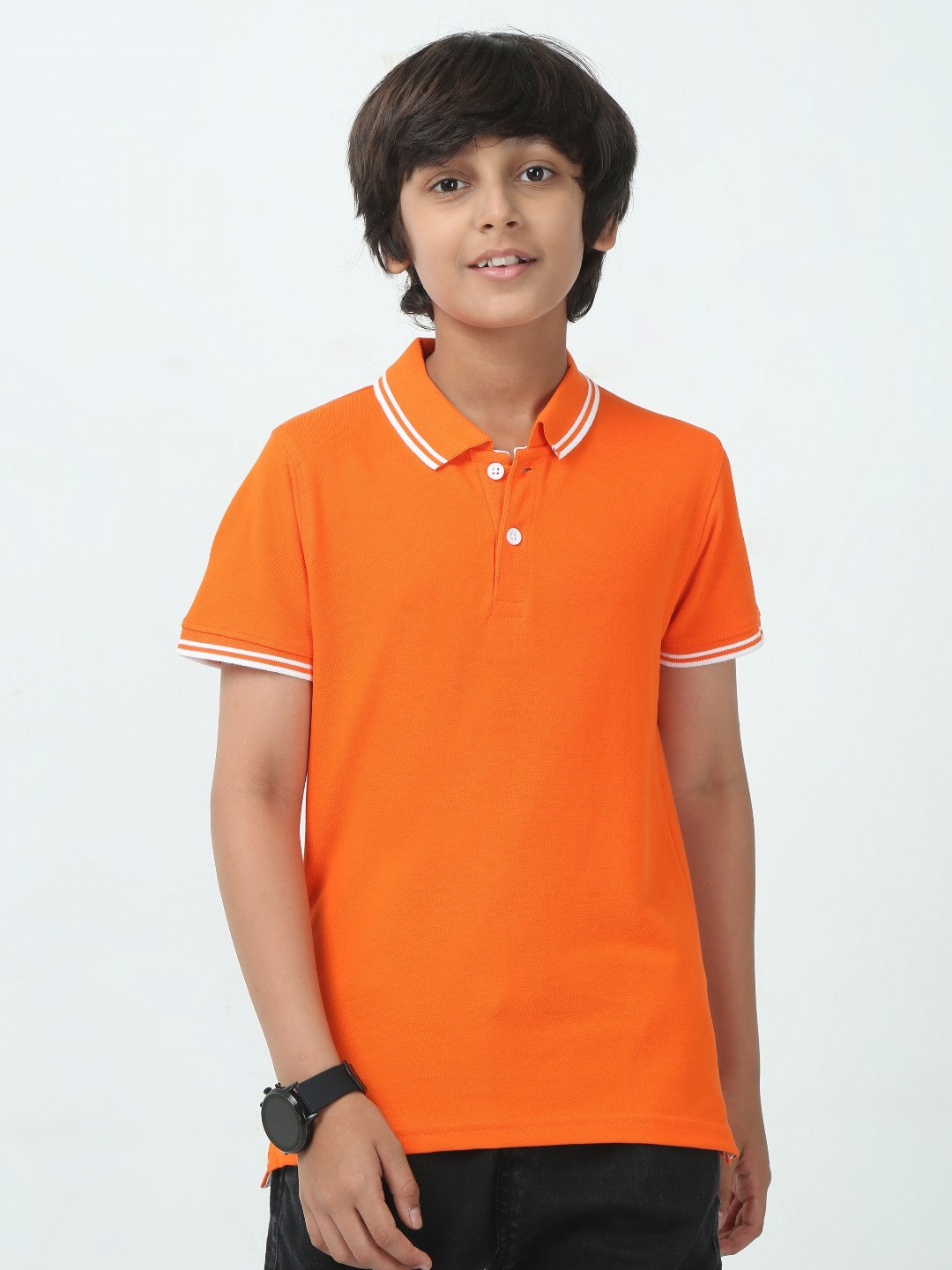 CHILINS Kids Cotton Polo T-shirt