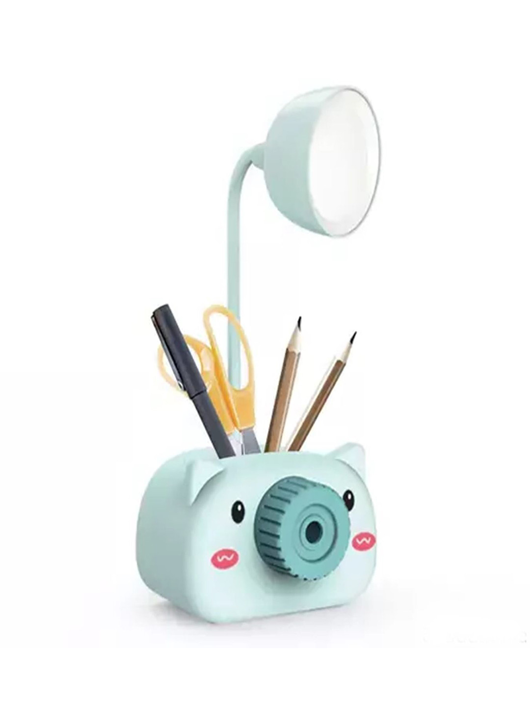 MUREN Unisex 3 In1 Camera Theme Table Lamp Study Desk
