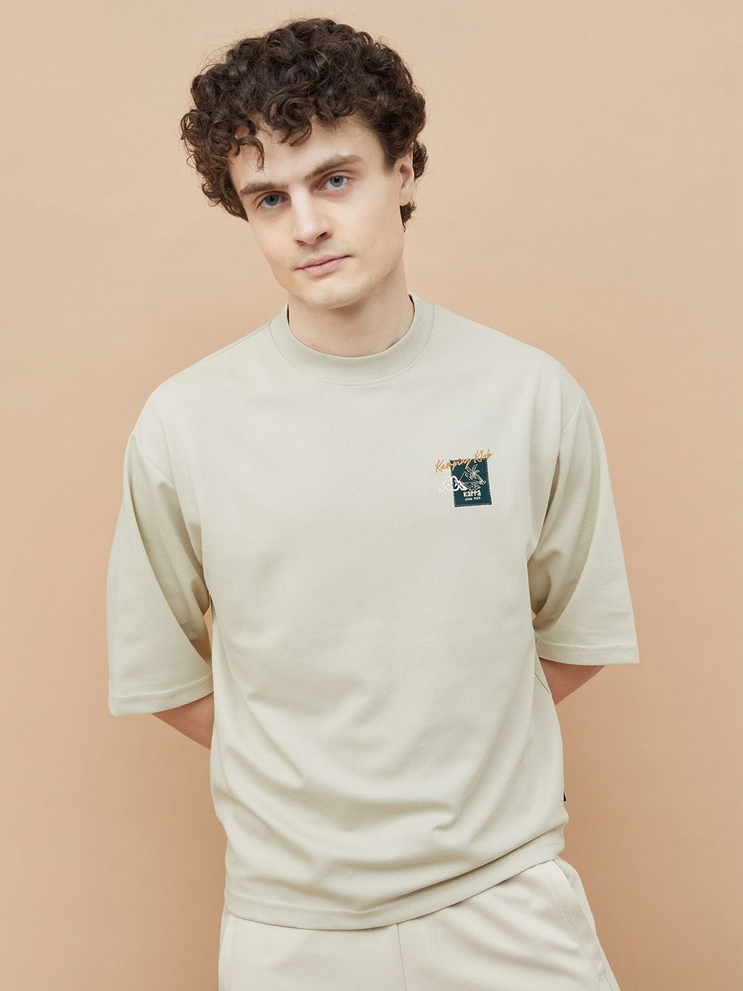 Kappa Drop-Shoulder Sleeves Oversized T-shirt