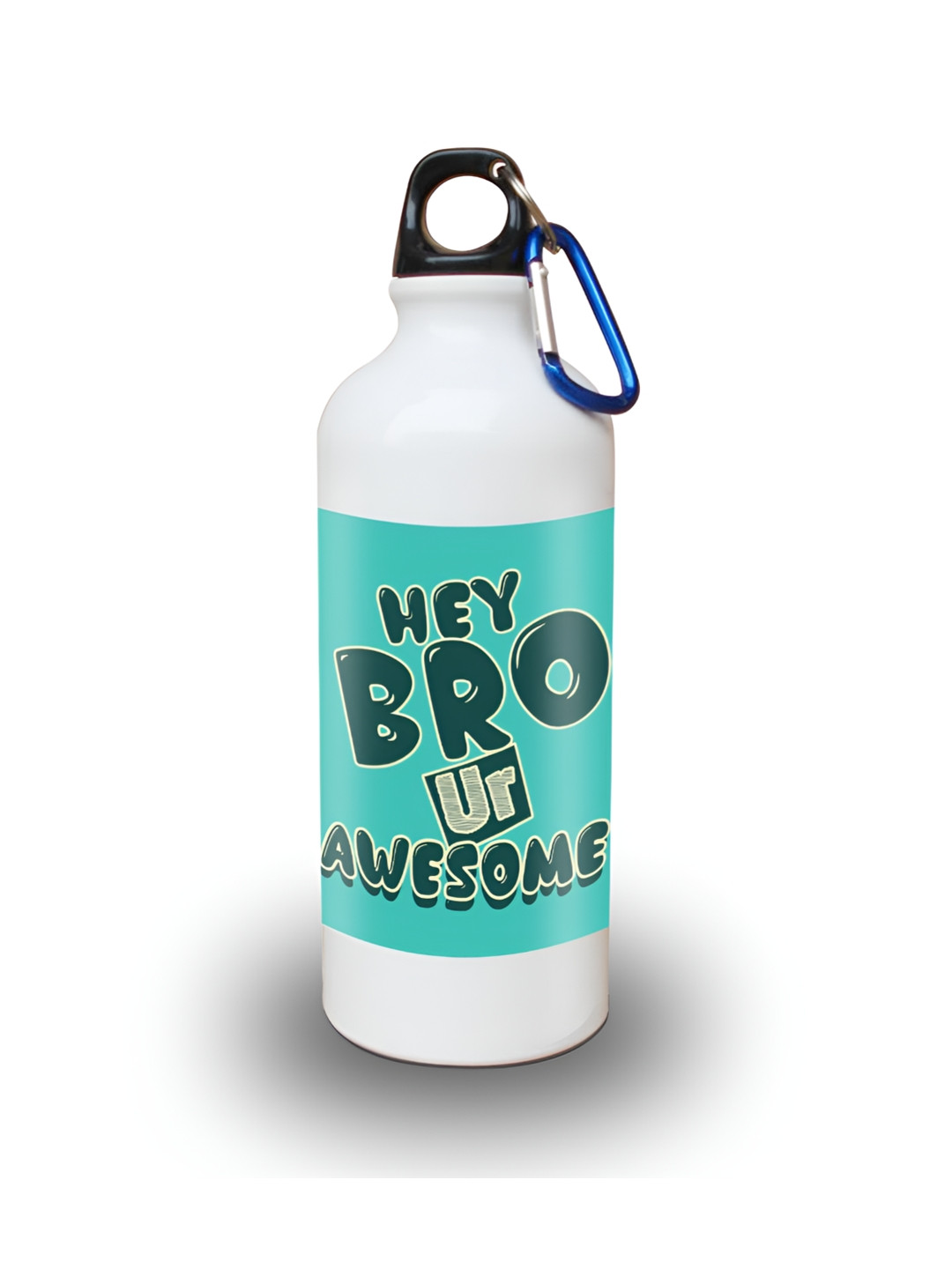 SKYTRENDS Multi Typography Aluminium Spill Proof Sipper - 600ml