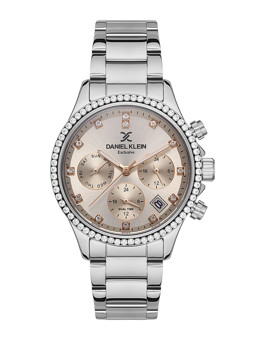 Daniel Klein Women Dial & Bracelet Style Straps Analogue Multi Function Watch DK.1.13337-2