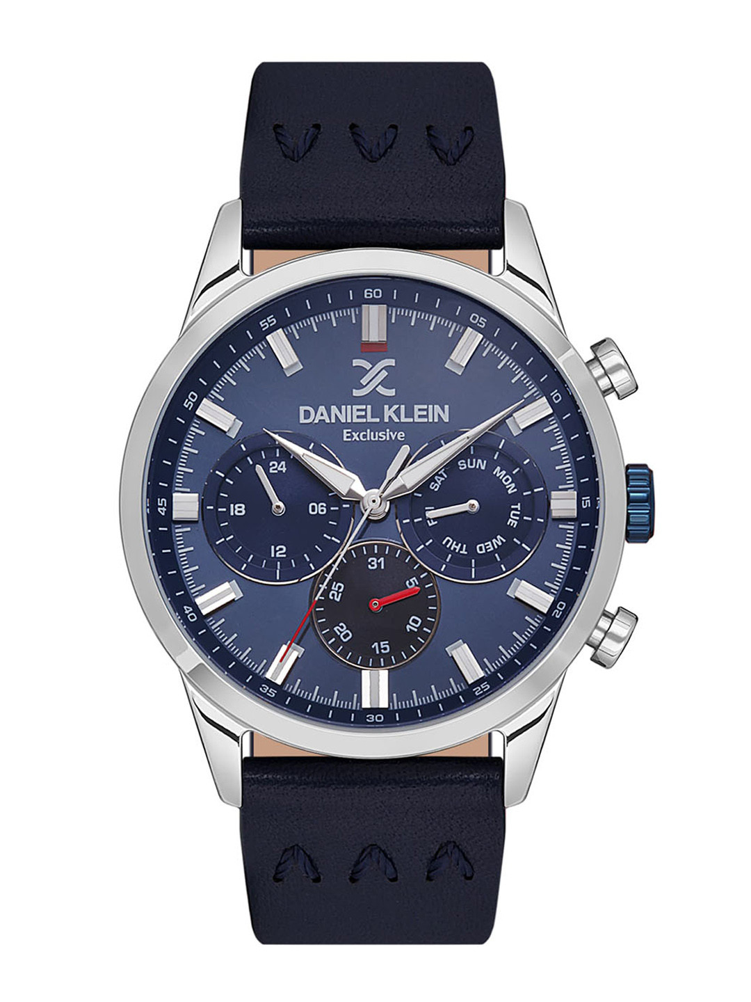 Daniel Klein Men Leather Straps Analogue Watch DK.1.13546-2