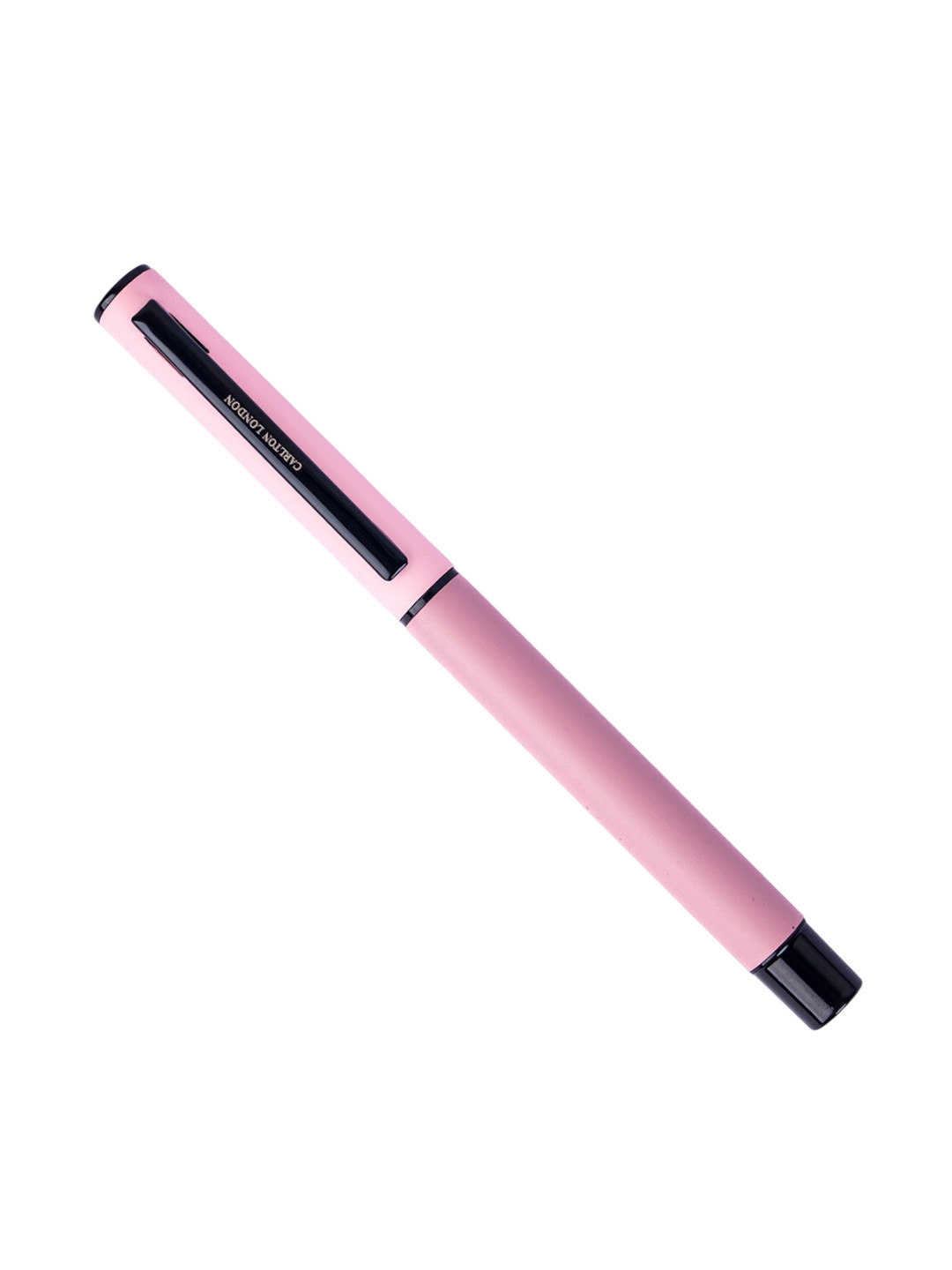 Carlton London Pink & Black Metallic Body Pen