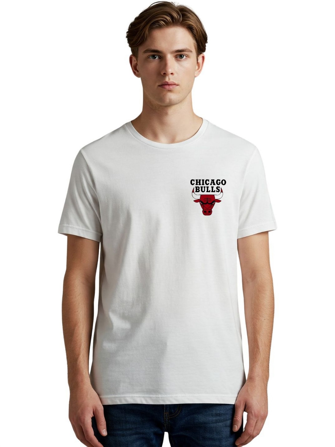 PULP Chicago Bulls Printed Pure Cotton T-shirt