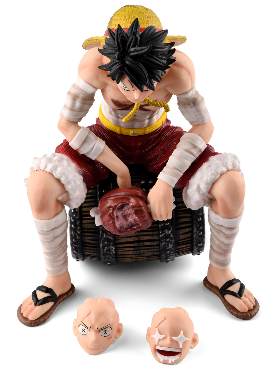COMICSENSE One Piece Anime Brown Plastic Natural Living Room Medium Showpiece - 7.9 Inches