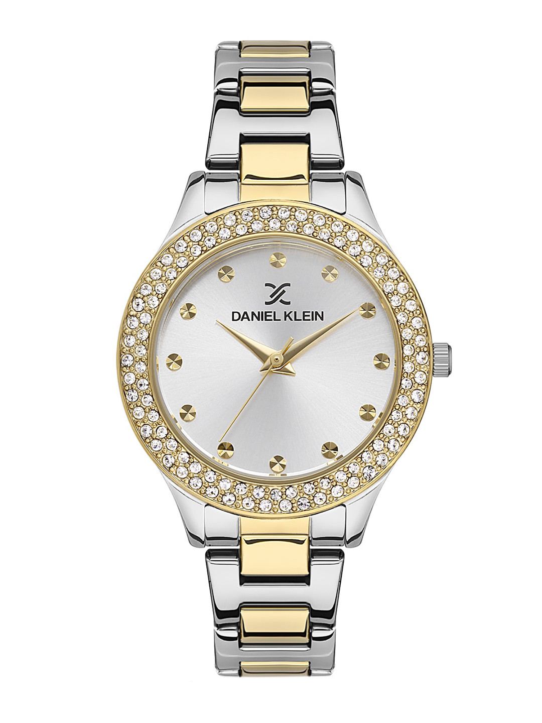 Daniel Klein Women Embellished Dial & Bracelet Style Straps Analogue Watch DK.1.13442-3