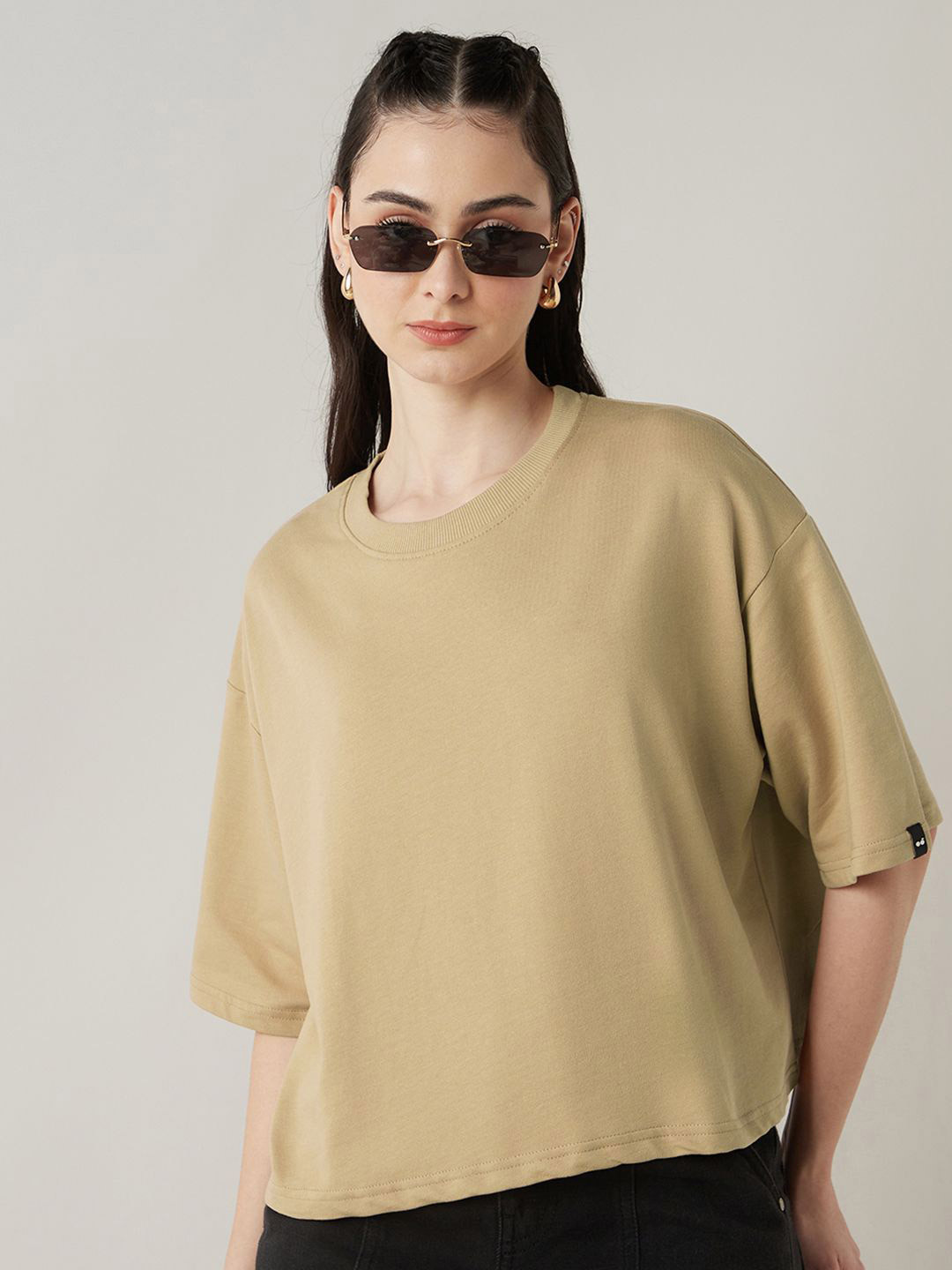 Bewakoof Heavy Duty 1.0 Women Oversized Short Top