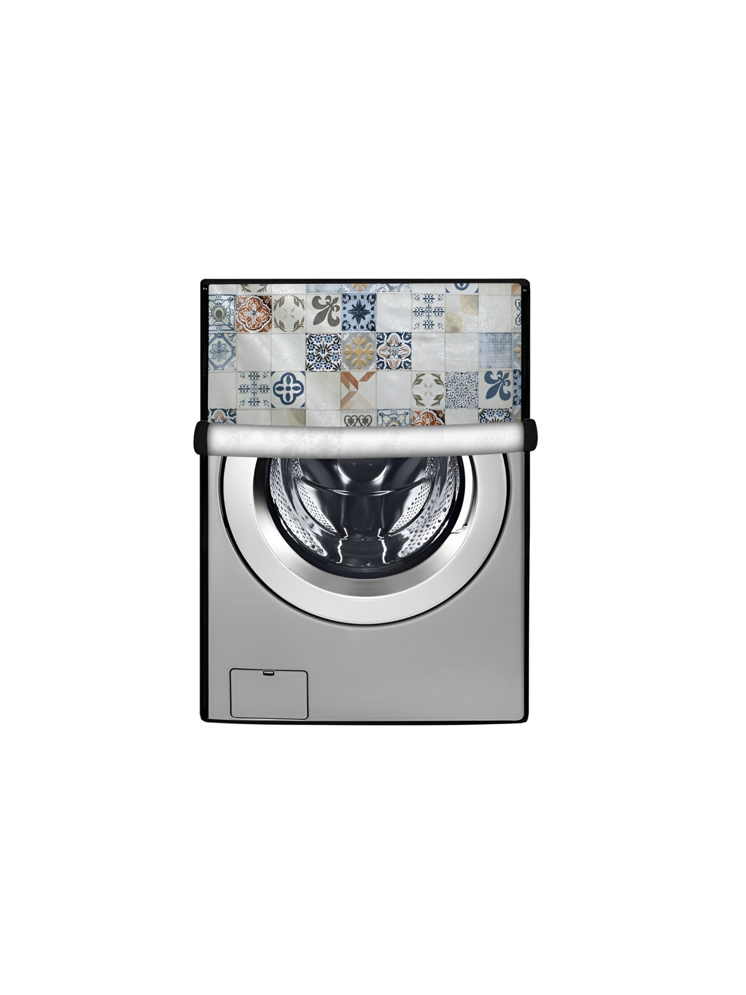 The Furnishing Tree Cream Plastic Washing Machine Cover
