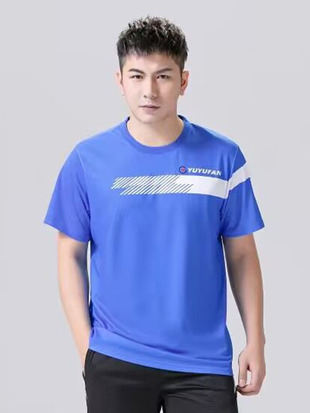 StyleCast x Revolte Men Graphic Solid Polo Collar Raw Edge Regular Fit T-shirt