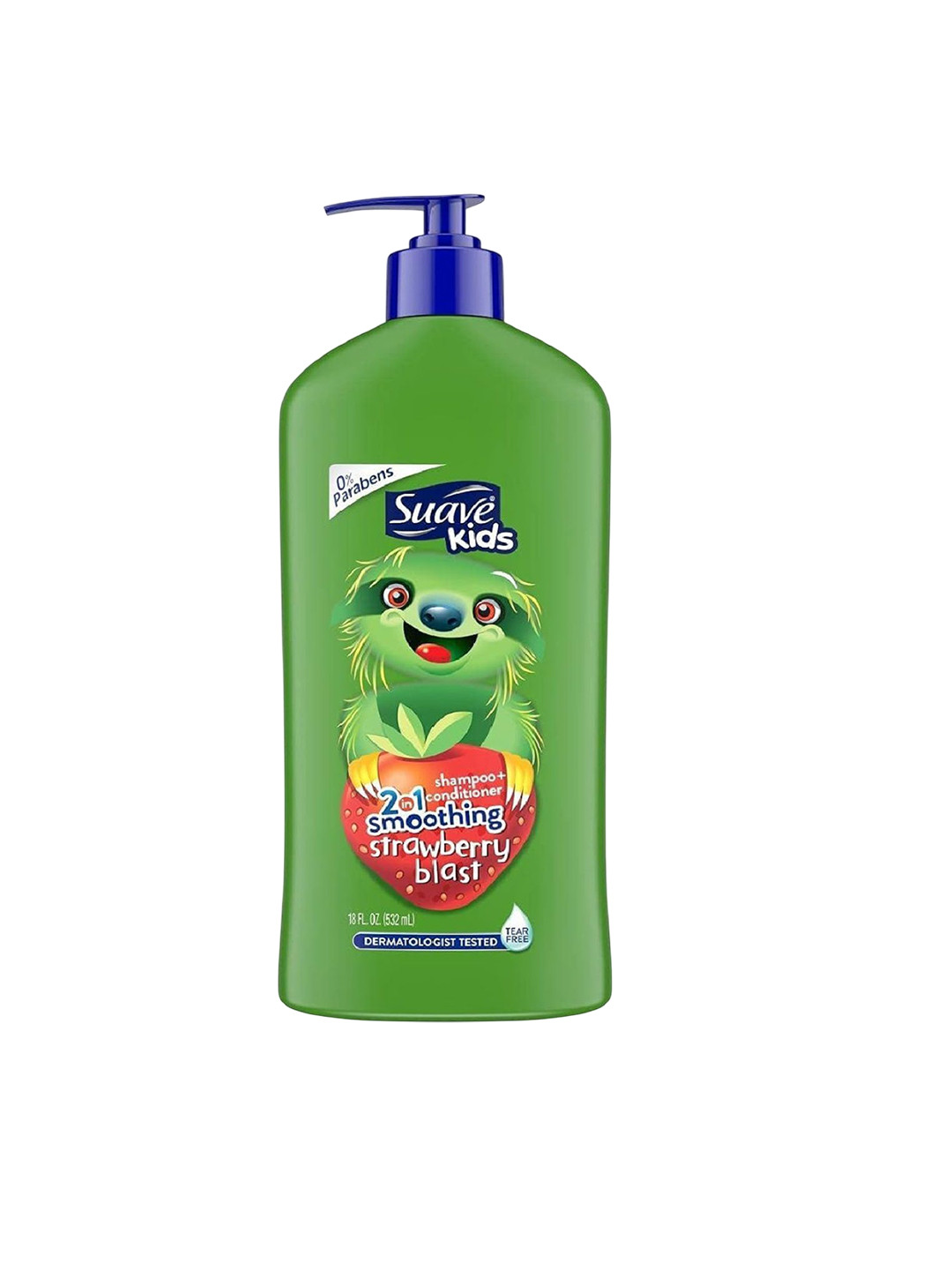 SUAVE Kids Strawberry Blast 2 In 1 Smoothers Shampoo + Conditioner- 532 ml