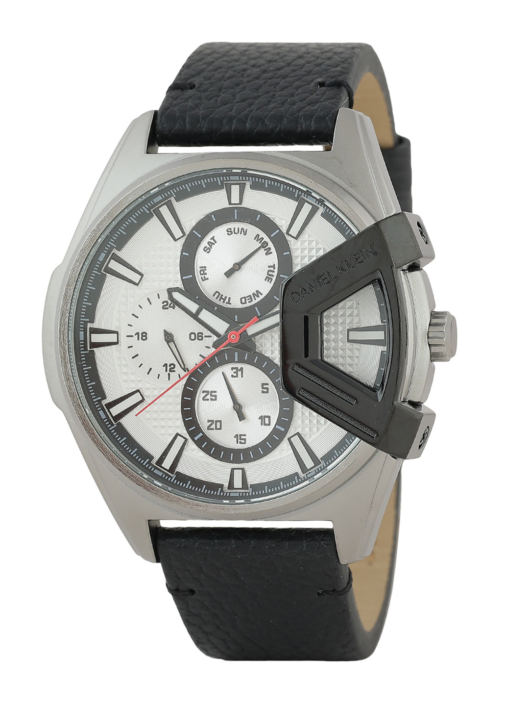 Daniel Klein Men Leather Straps Analogue Display Watch DK12158-2