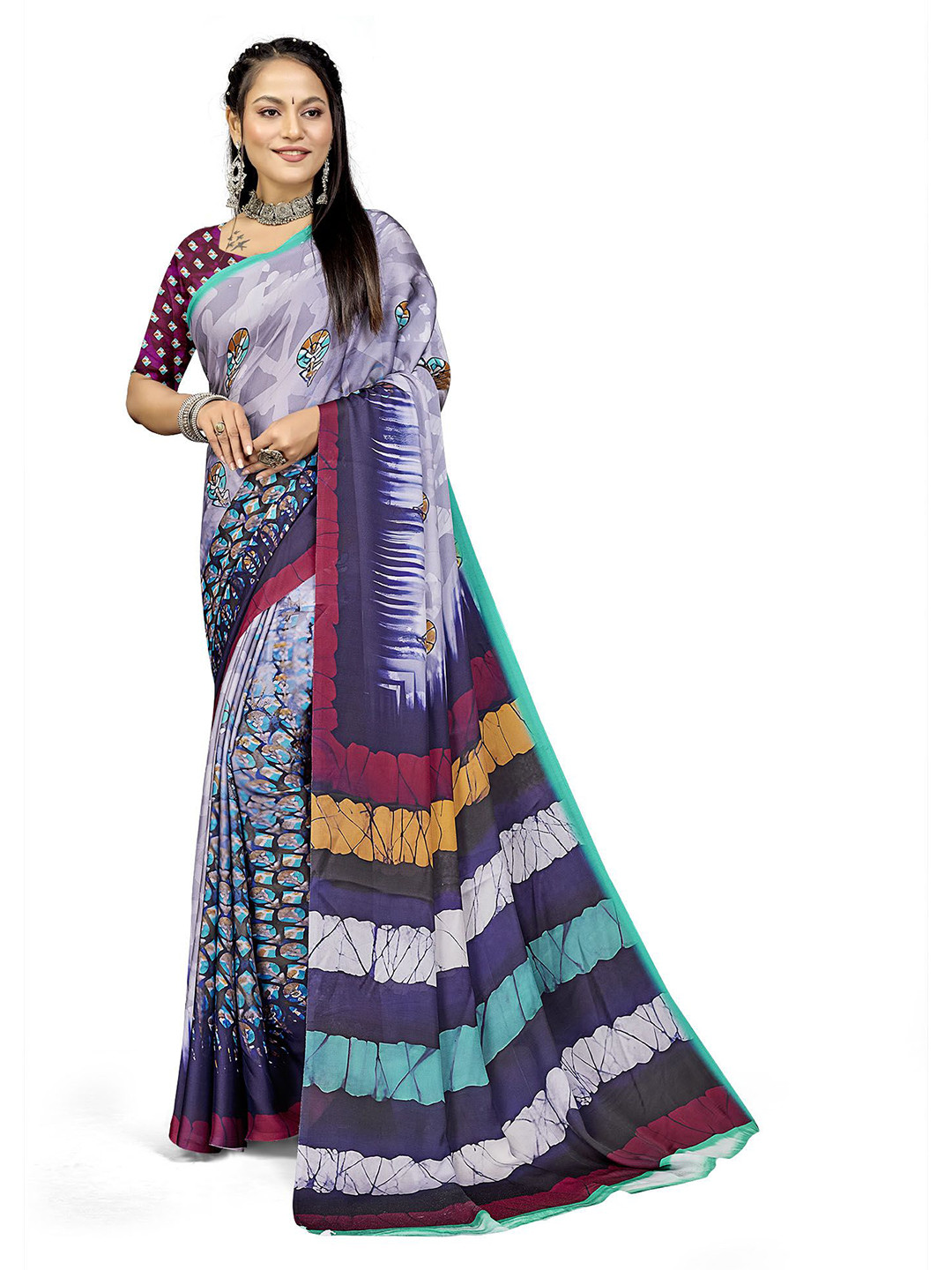 PARVOTSAV Floral Saree