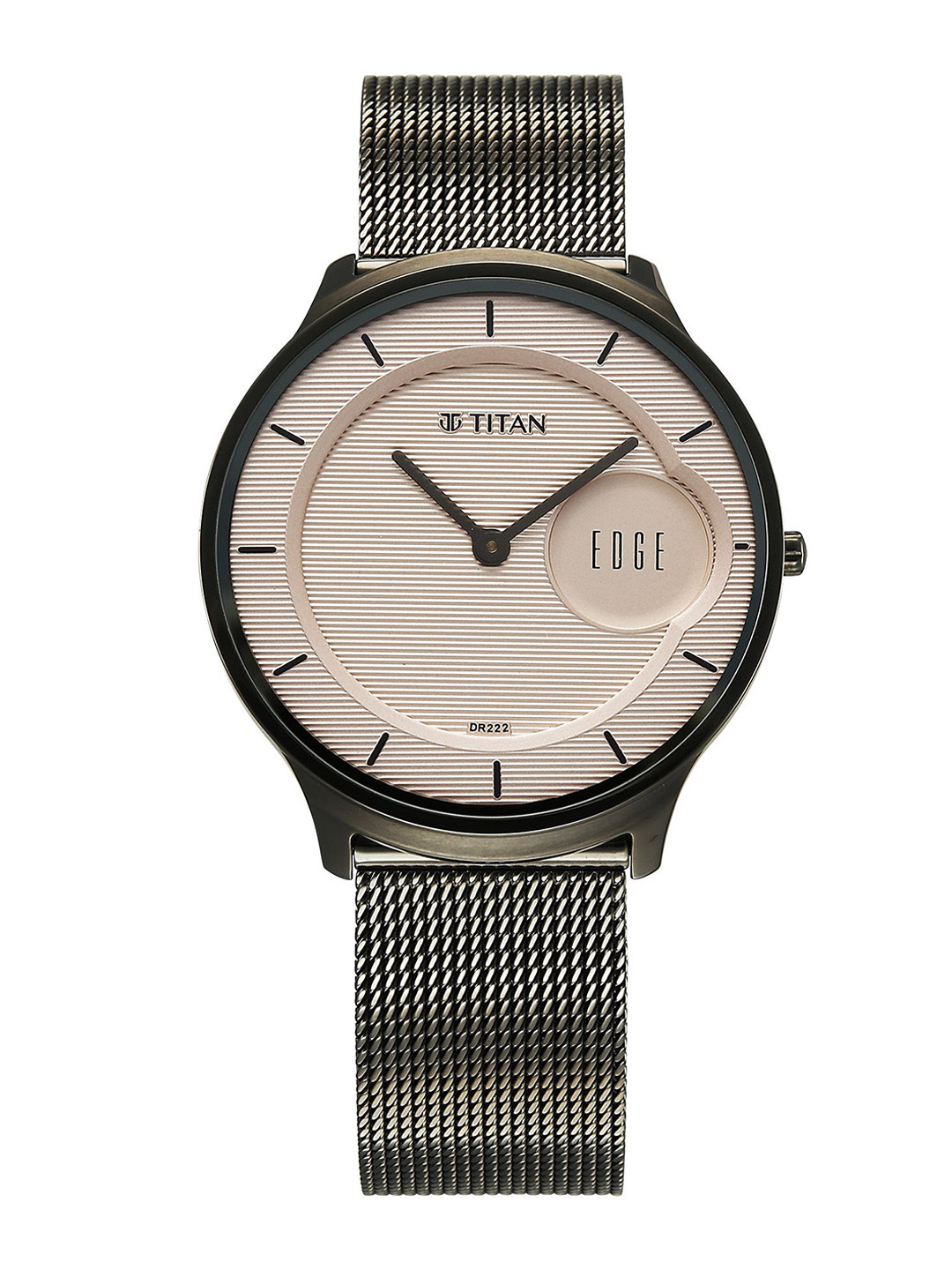 Titan Edge Murals Men Stainless Steel Bracelet Style Straps Analogue Watch 1843QM07