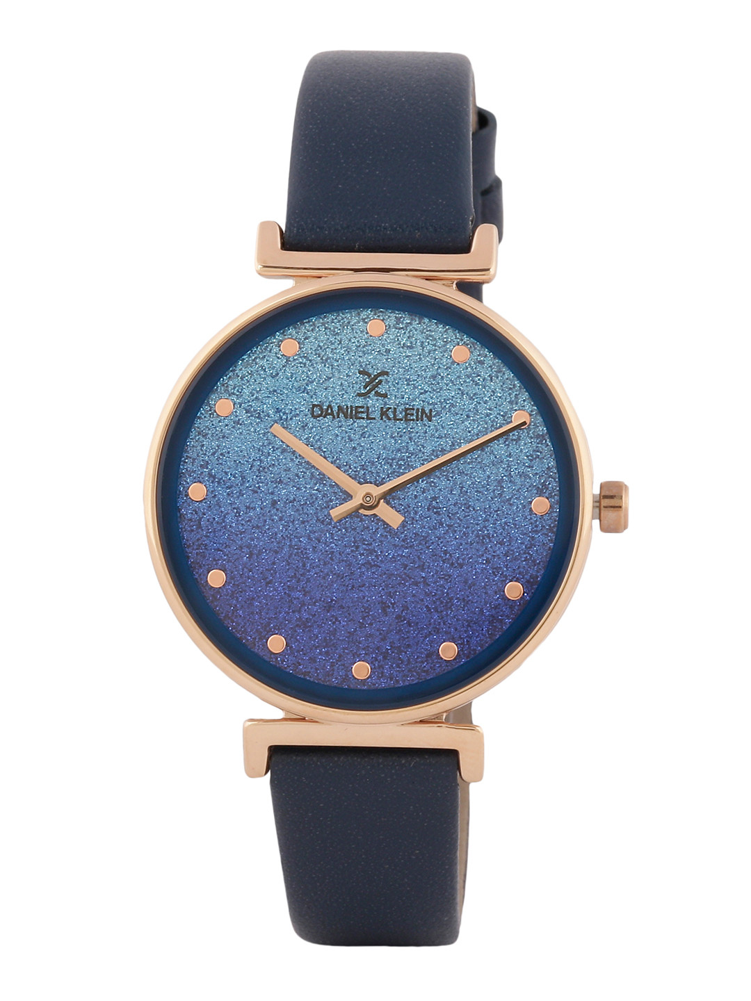 Daniel Klein Women Blue Embellished Analogue Watch DK.1.12432-7