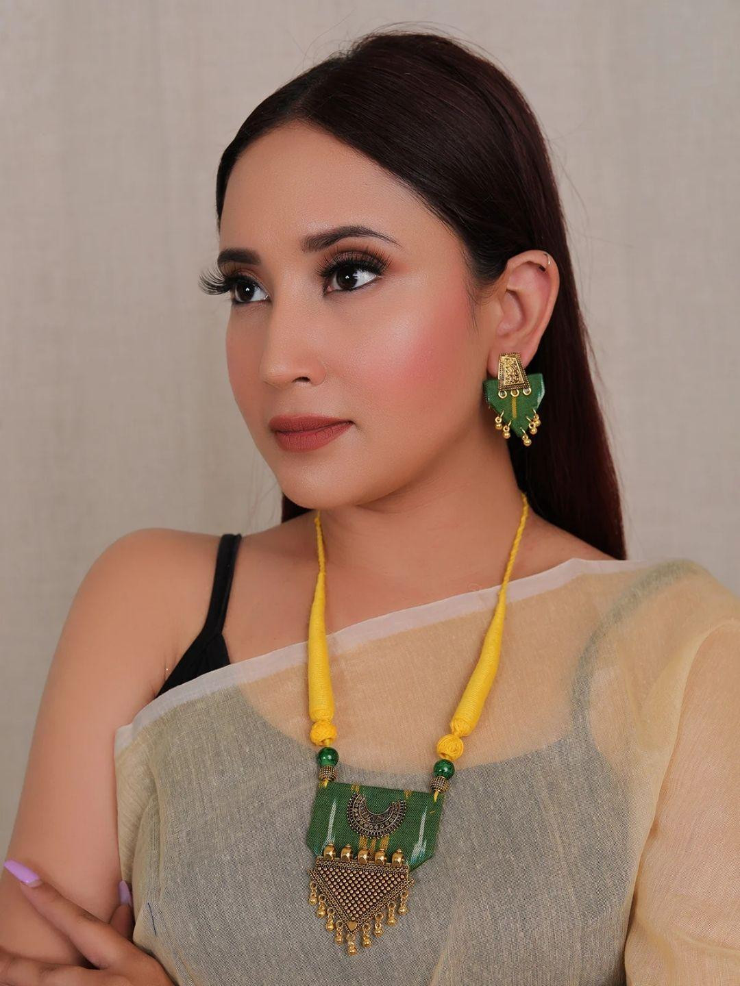 A Local Tribe Yellow Metal Necklace