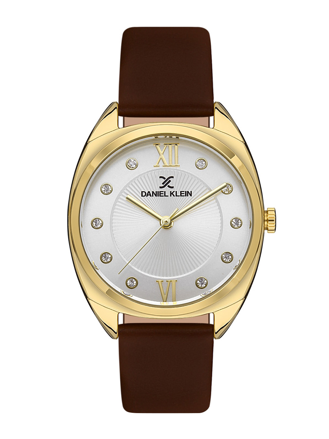 Daniel Klein Women Embellished Dial & Leather Straps Analogue Watch DK 1 13425-2