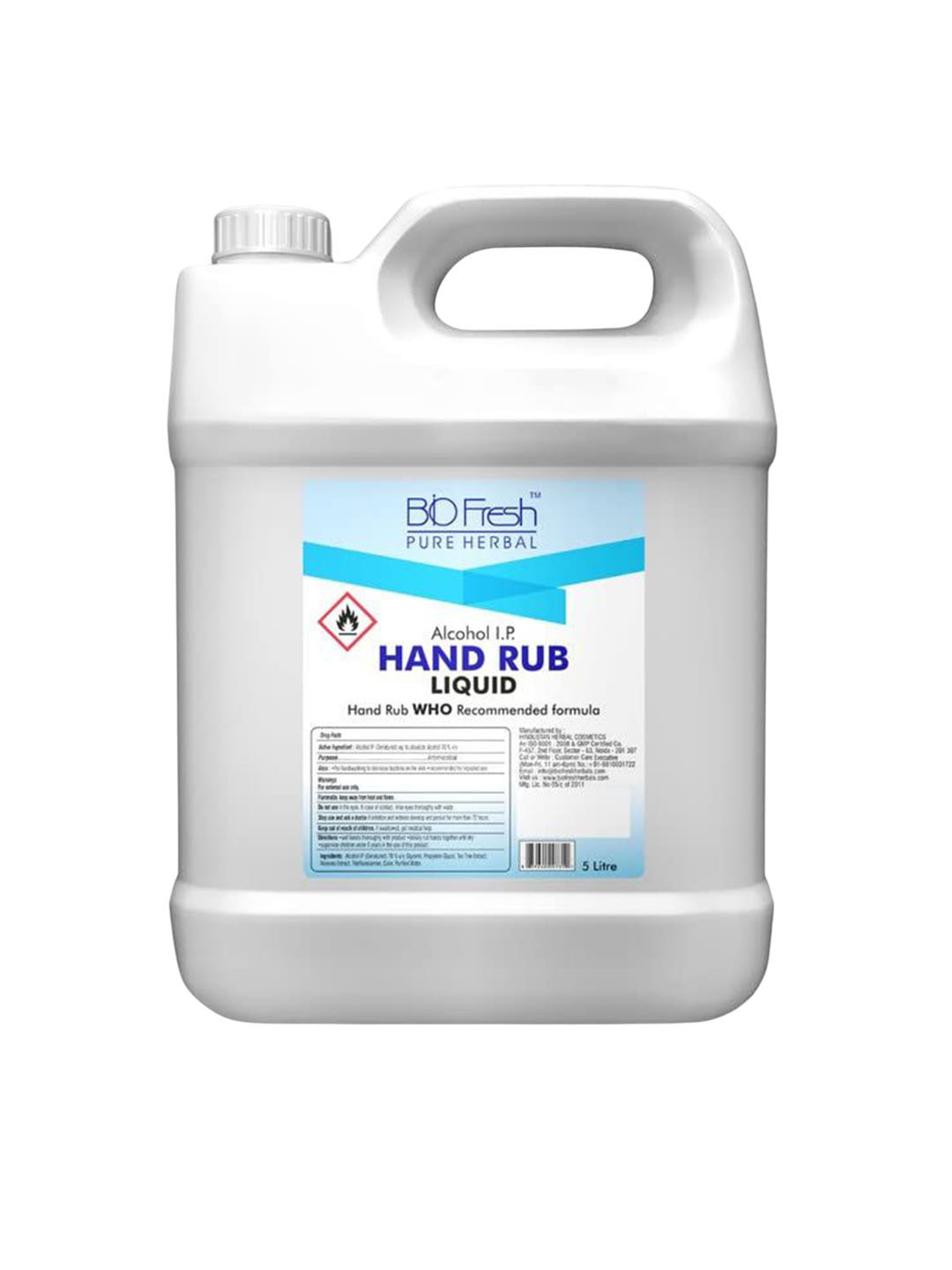 BIOFRESH Hand Rub Liquid Hand Sanitizer - 5L