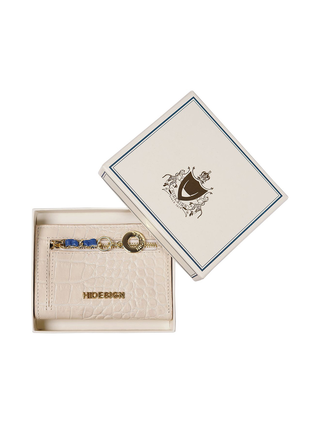 Hidesign Women Self Design Animal Leather Two Fold Wallet
