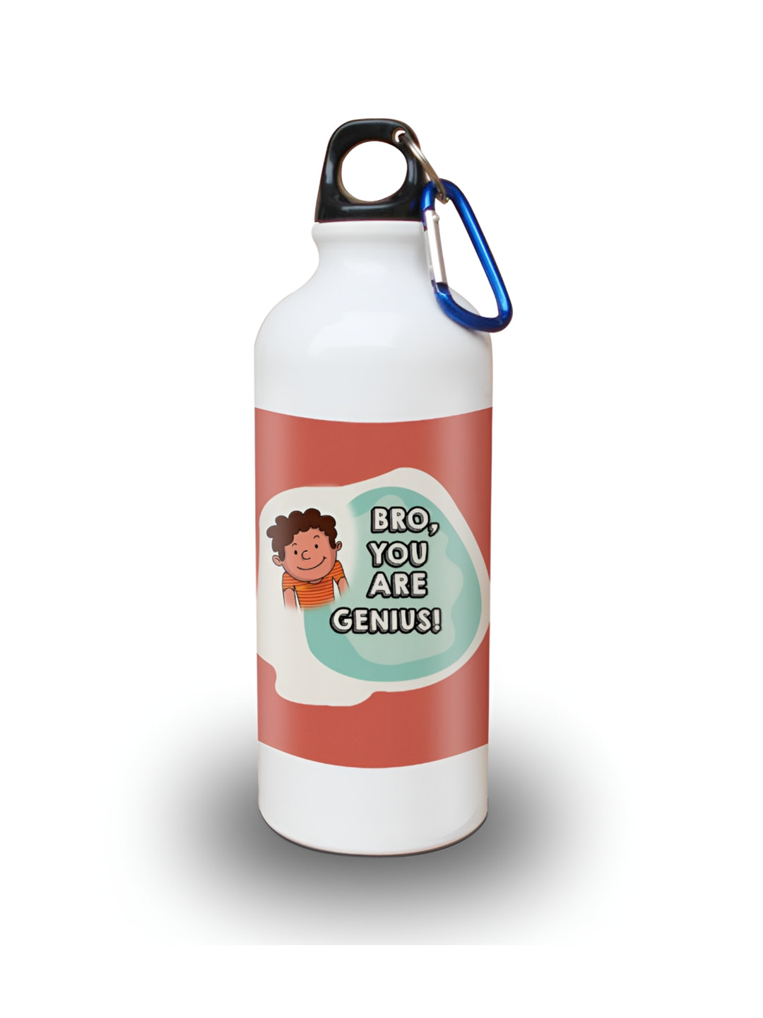 SKYTRENDS Multi Typography Aluminium Carrying Loop Sipper - 600ml